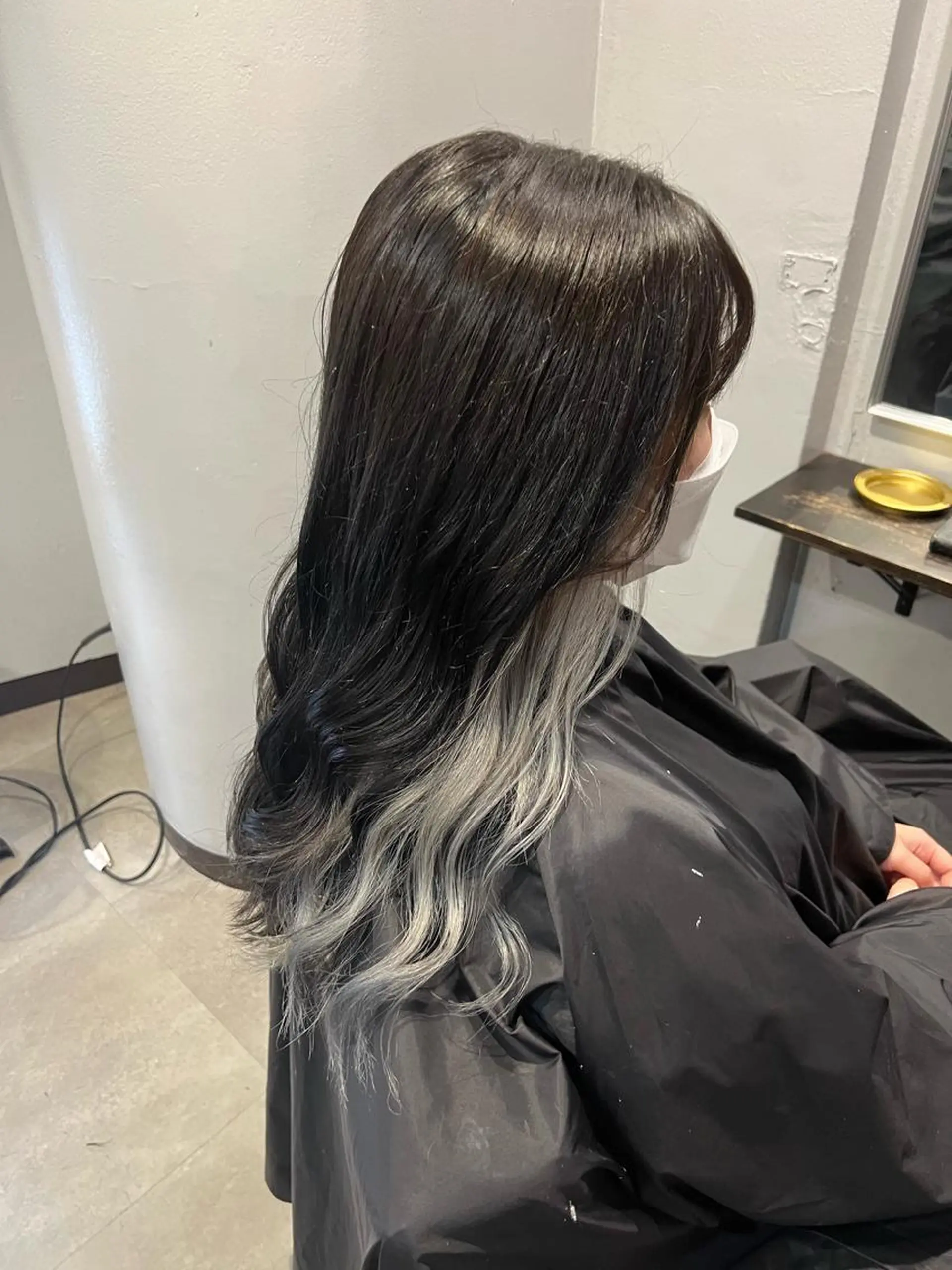 ロング カラー カット ヘアカラー 難波/ハイトーン 🦋AOI🦋のヘアスタイル