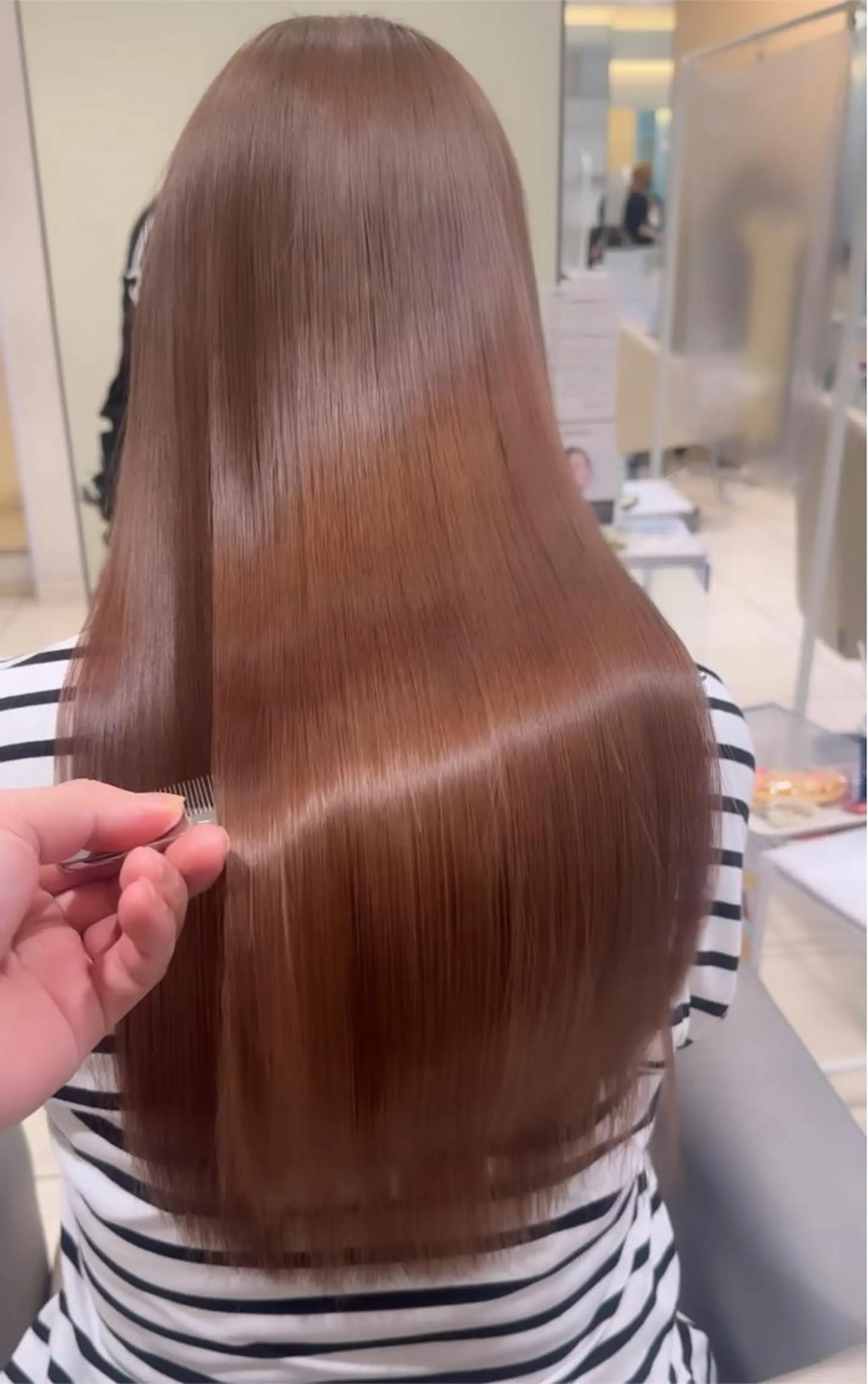 ロング カット ヘアカラー トリートメント MODE K´s eau髪質改善特化のヘアスタイル