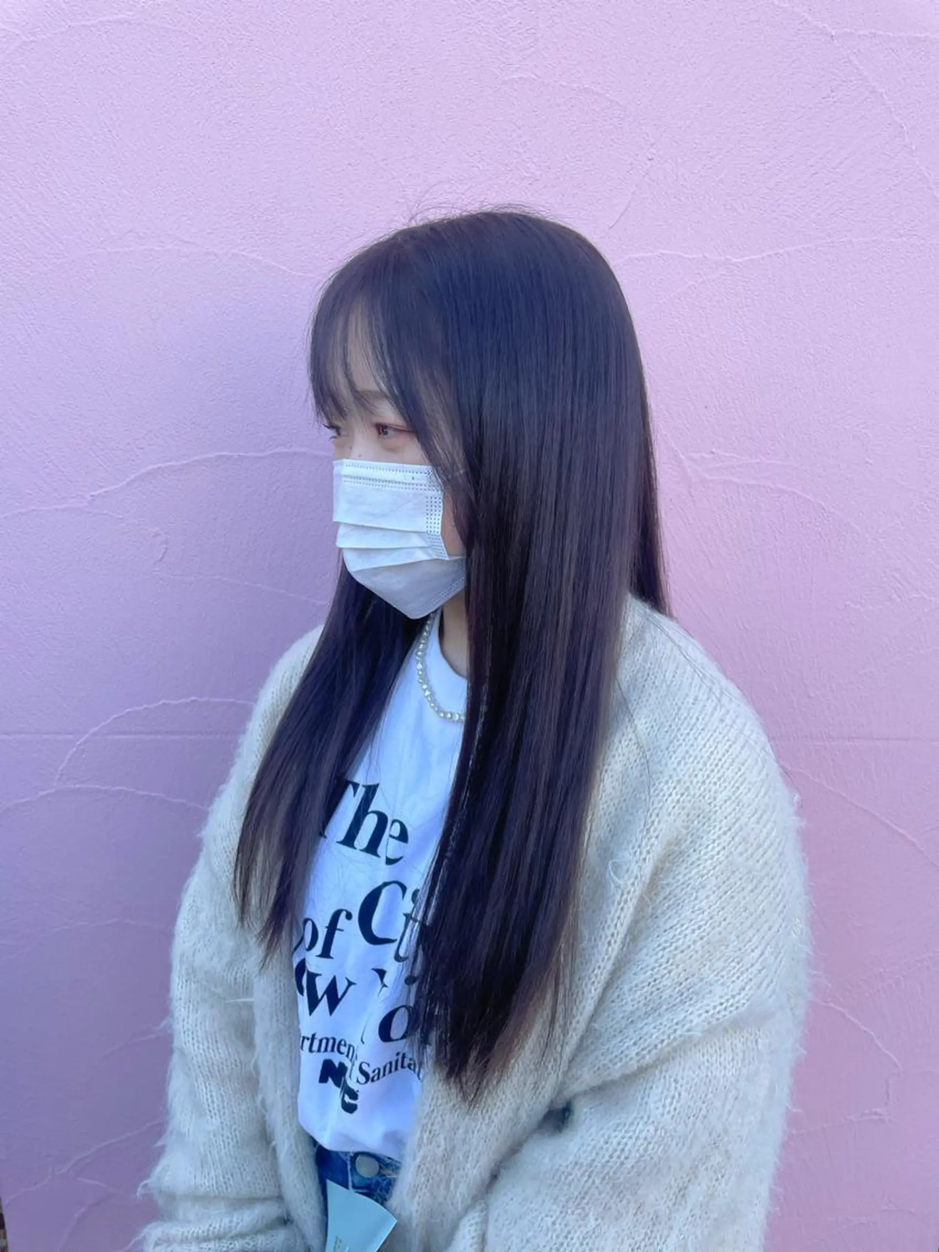 カラー バレイヤージュ ブリーチ ケアブリーチ 透明感カラー デザインカラー ヘアカラー ひなた ブリーチ/渋谷のヘアスタイル