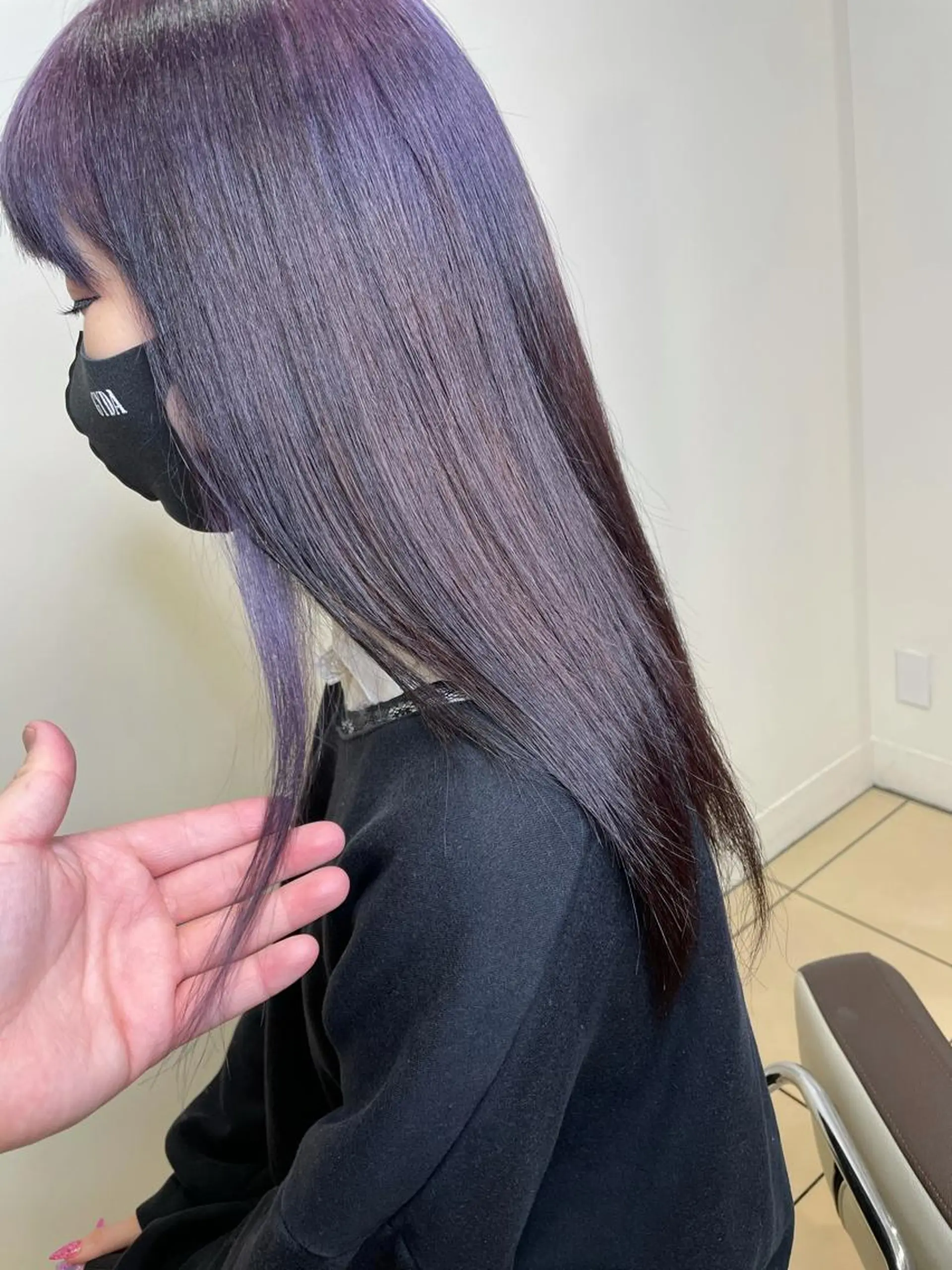 ロング カラー レイヤー/ハッシュ 渋谷/サッタのヘアスタイル