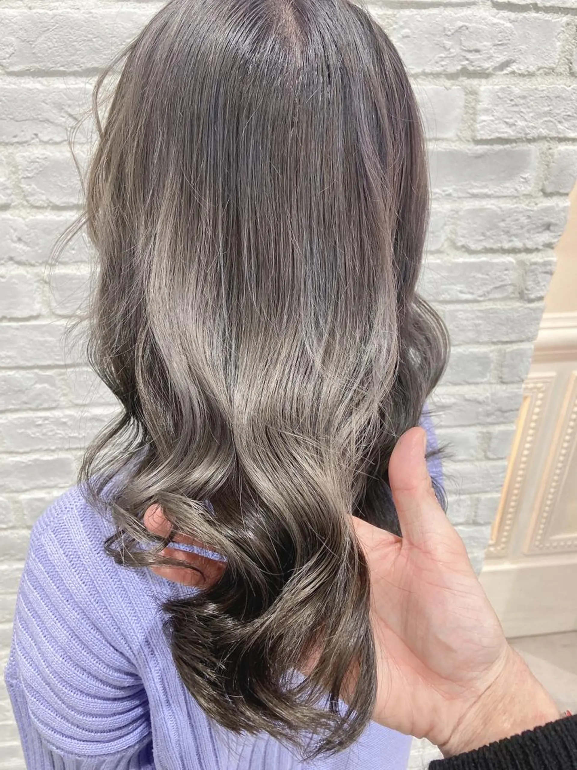 ロング カラー カット ヘアカラー トリートメント 韓国/色気/レイヤー /AVANCE天王寺のヘアスタイル