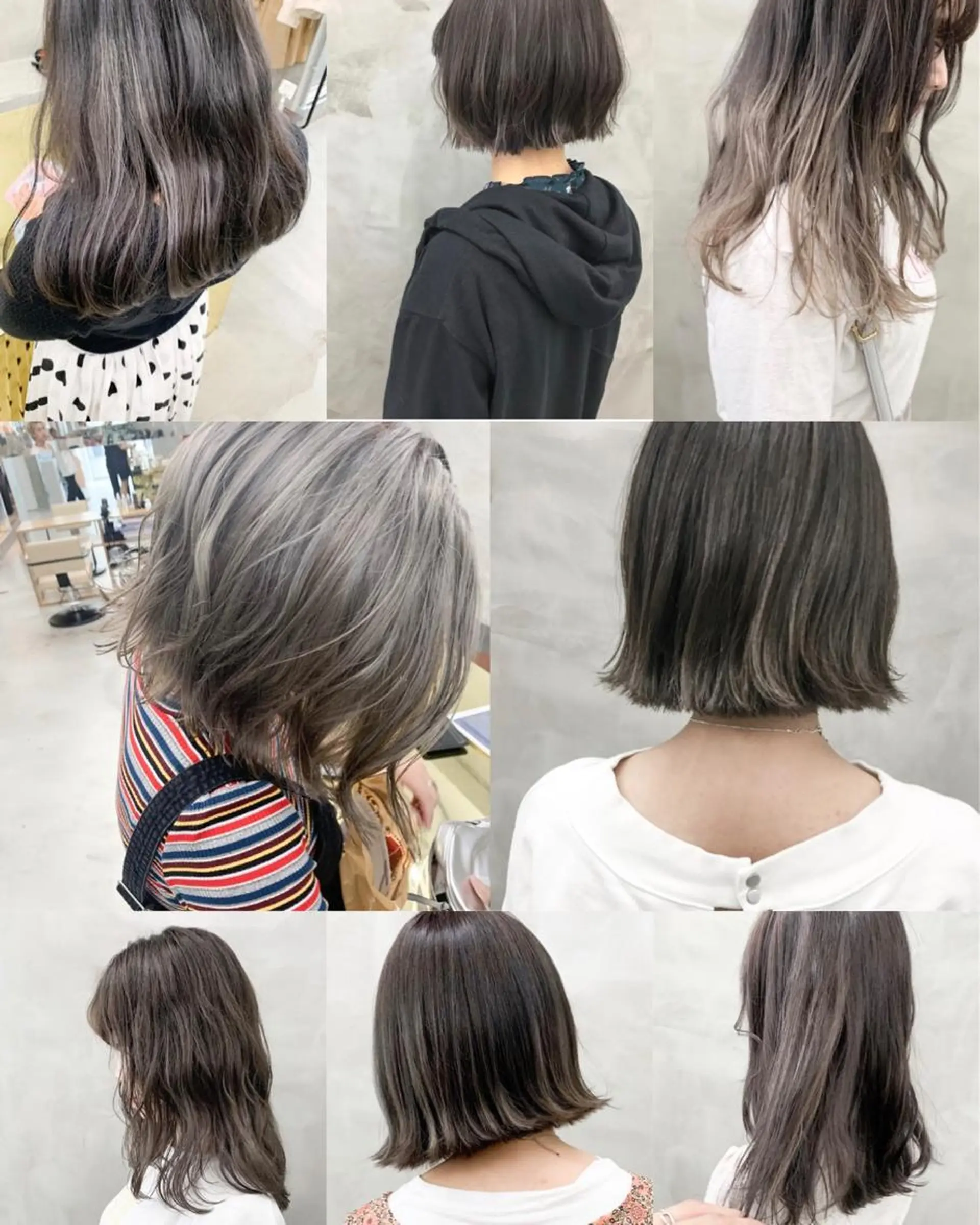 カラー 切りっぱなしボブ ブリーチ デザインカラー ハイライトカラー ボブ ヘッドスパ (女性限定)🍋モエのヘアスタイル