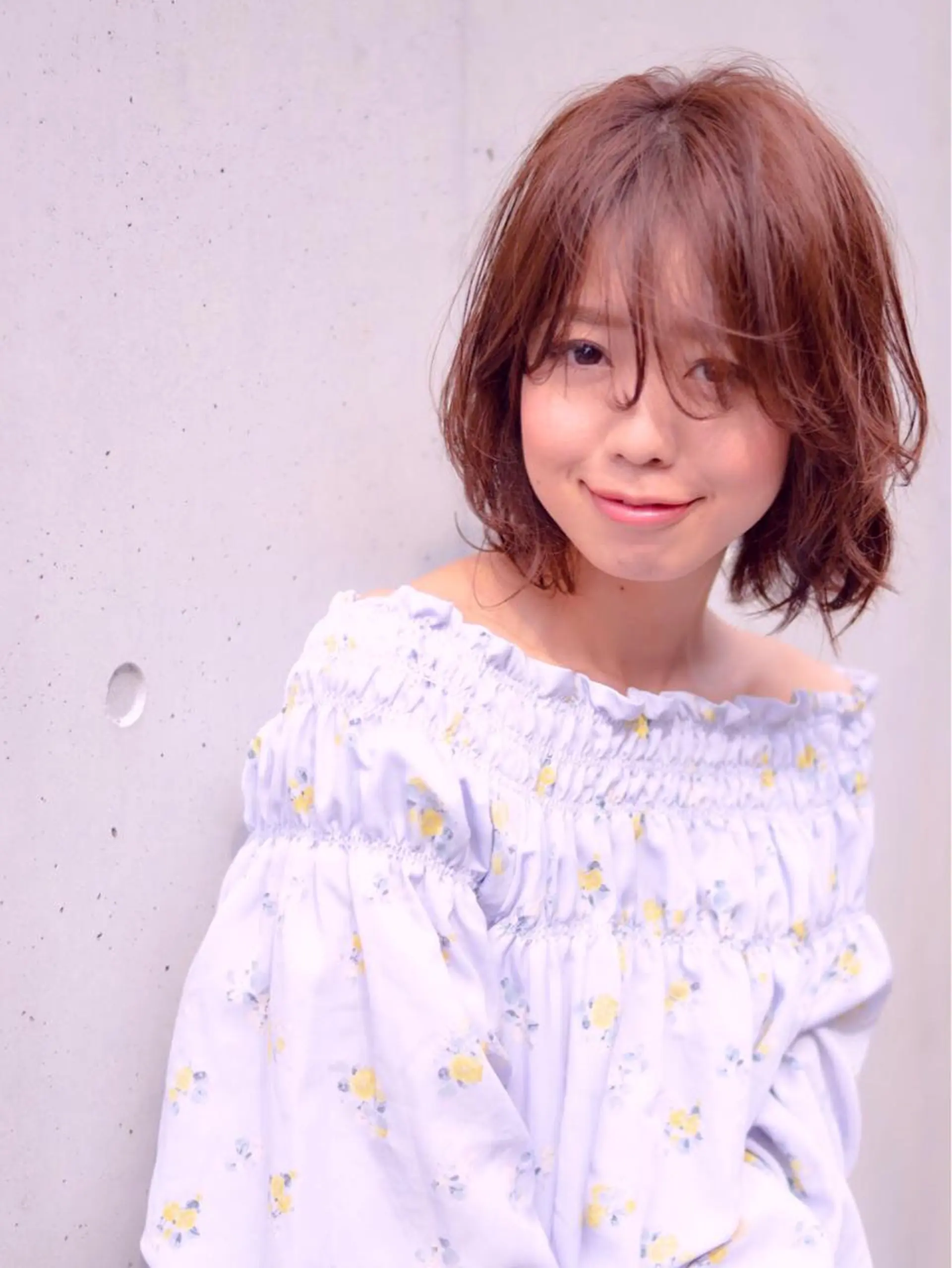 ミディアム カラー 吉祥寺aivee 若手注目スタッフのヘアスタイル