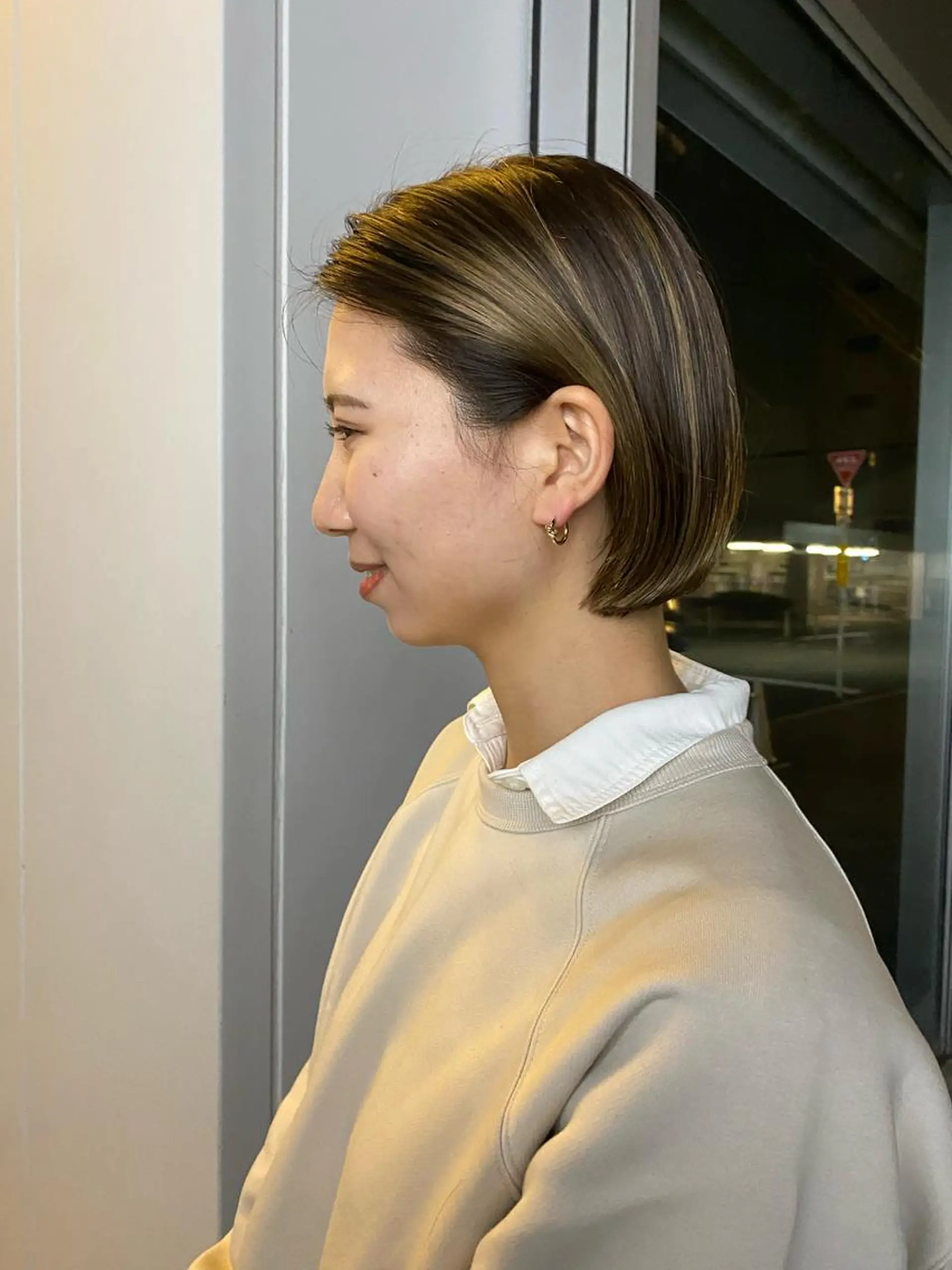 ショート ボブ 福島 立也のヘアスタイル