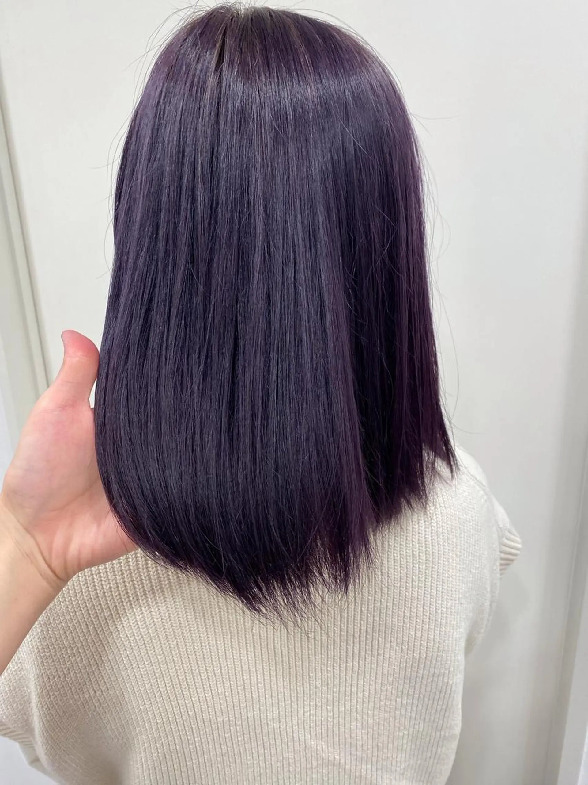 ミディアム カラー 髪質改善⭐️⭐️⭐️ コワフェルドエクセルのヘアスタイル