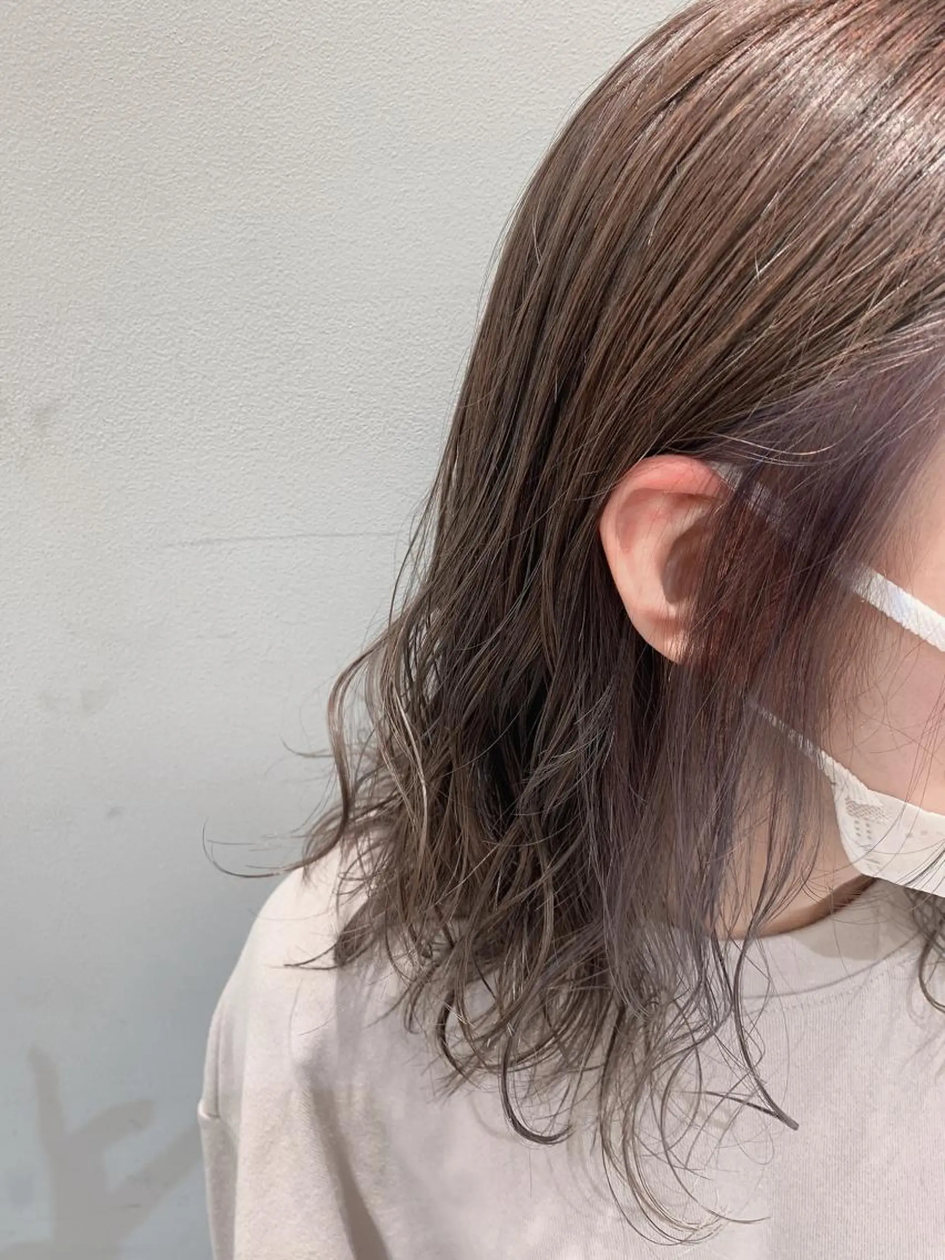 ミディアム カラー パープルカラー ヘアカラー トリートメント 🦖鶴岡香純🦖 5/1から復帰しますのヘアスタイル