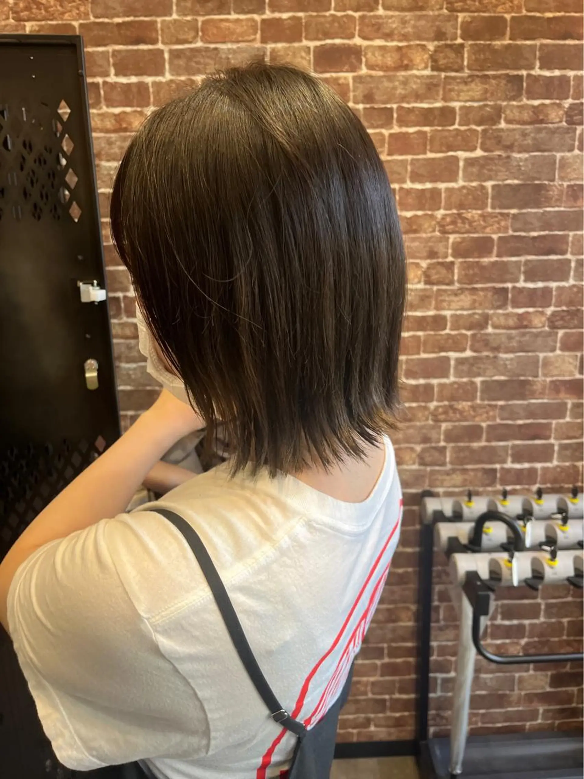 ショート カラー パーマ ヘアアレンジ メンズ キッズ ネイル マツエク・マツパ アイブロウ メンズハイライト メンズパーマ ブラウンカラー ケアカラー 透明感カラー 久木原 ゆりのヘアスタイル