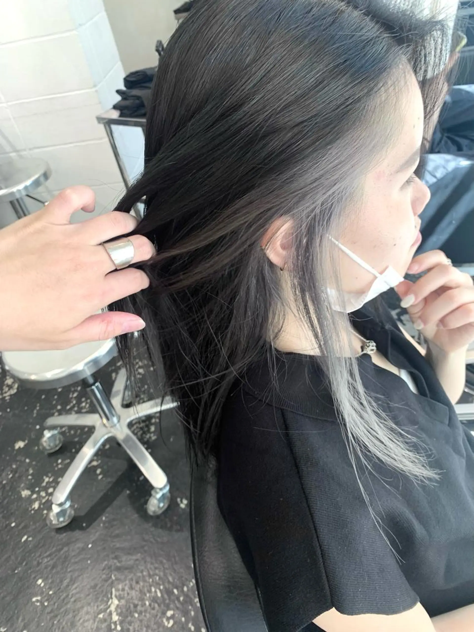 セミロング カラー ヘアアレンジ HARU//原宿🤍 リピート率NO.1のヘアスタイル