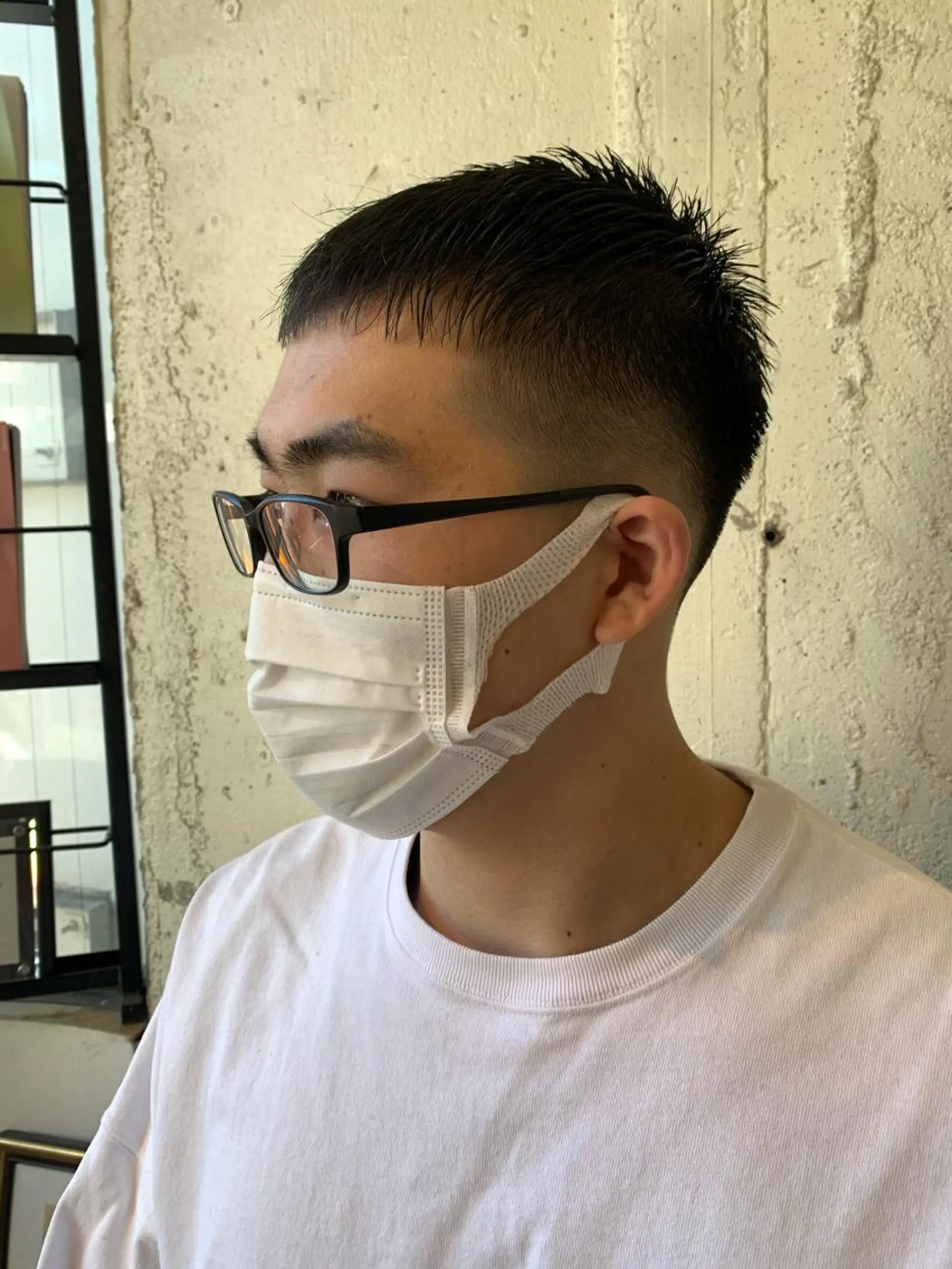 ショート メンズ メンズベリーショート ベリーショート ショートヘア 髪質改善ストレート/ ブリーチ／渋谷　福田のヘアスタイル