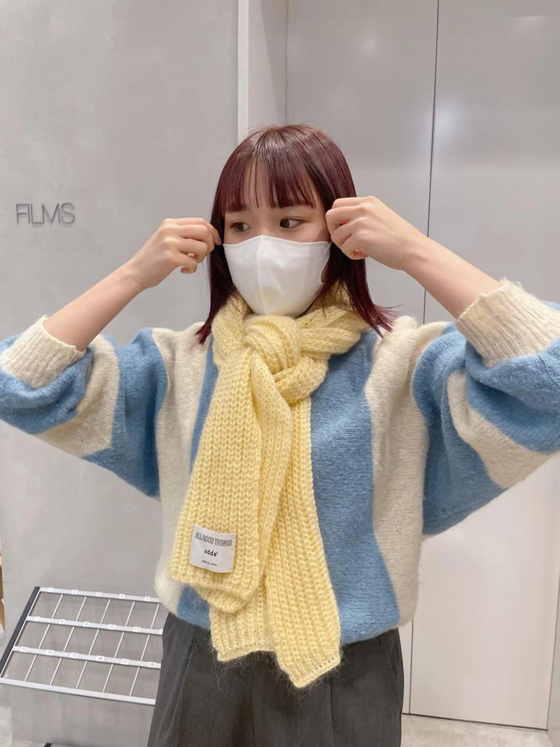 ロング カラー 青木 優歩のヘアスタイル
