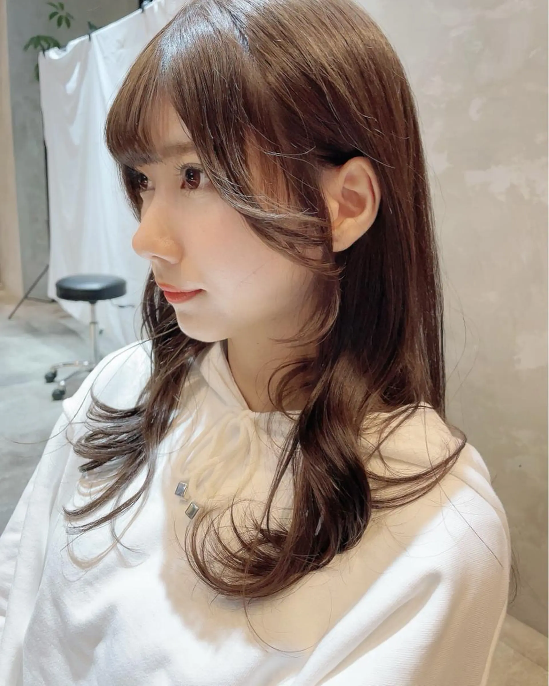 ミディアム カラー 韓国ヘア 店長NEGIのヘアスタイル