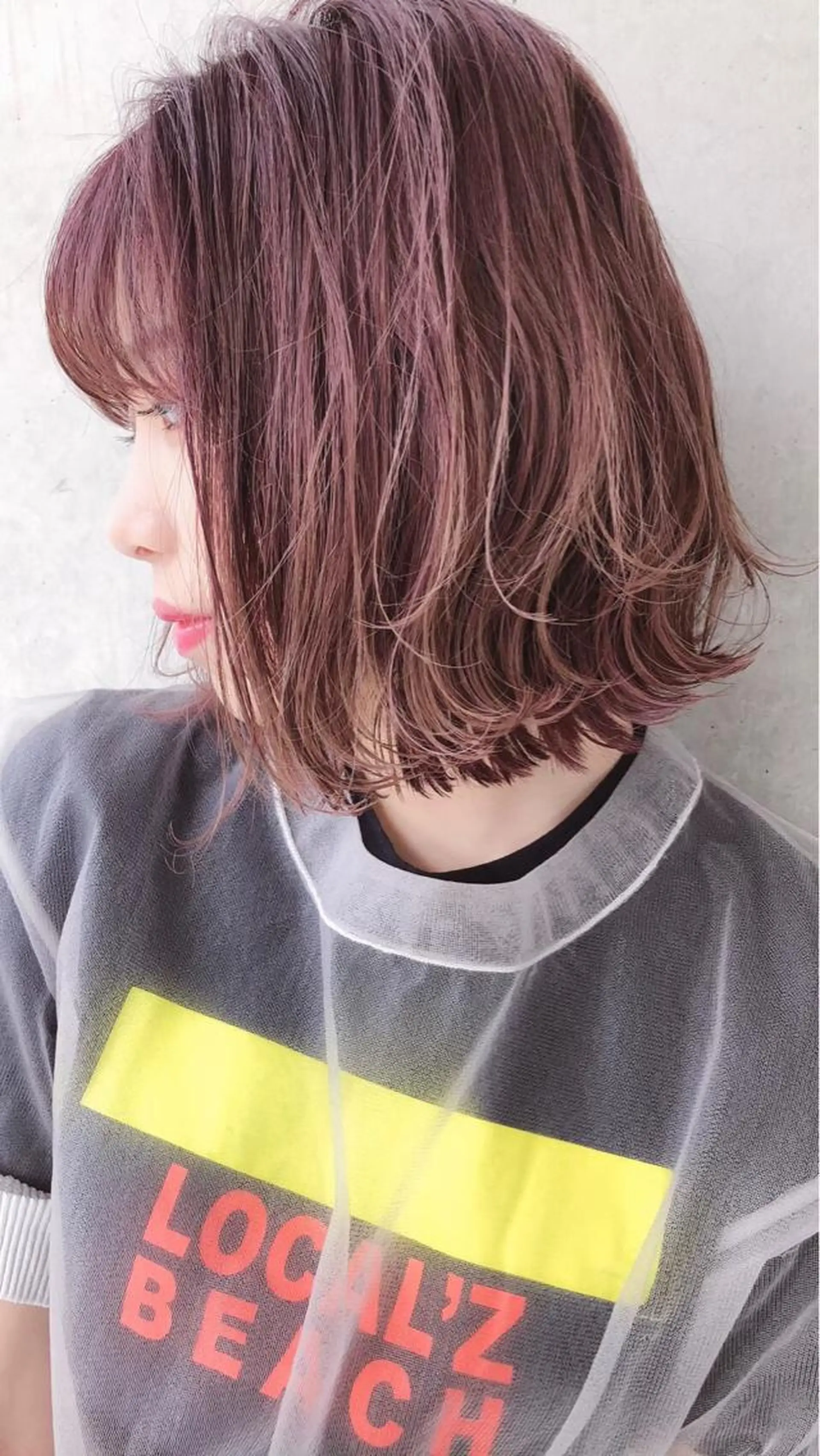 ミディアム カラー 韓国艶カラー🇰🇷 DISCO💙のヘアスタイル