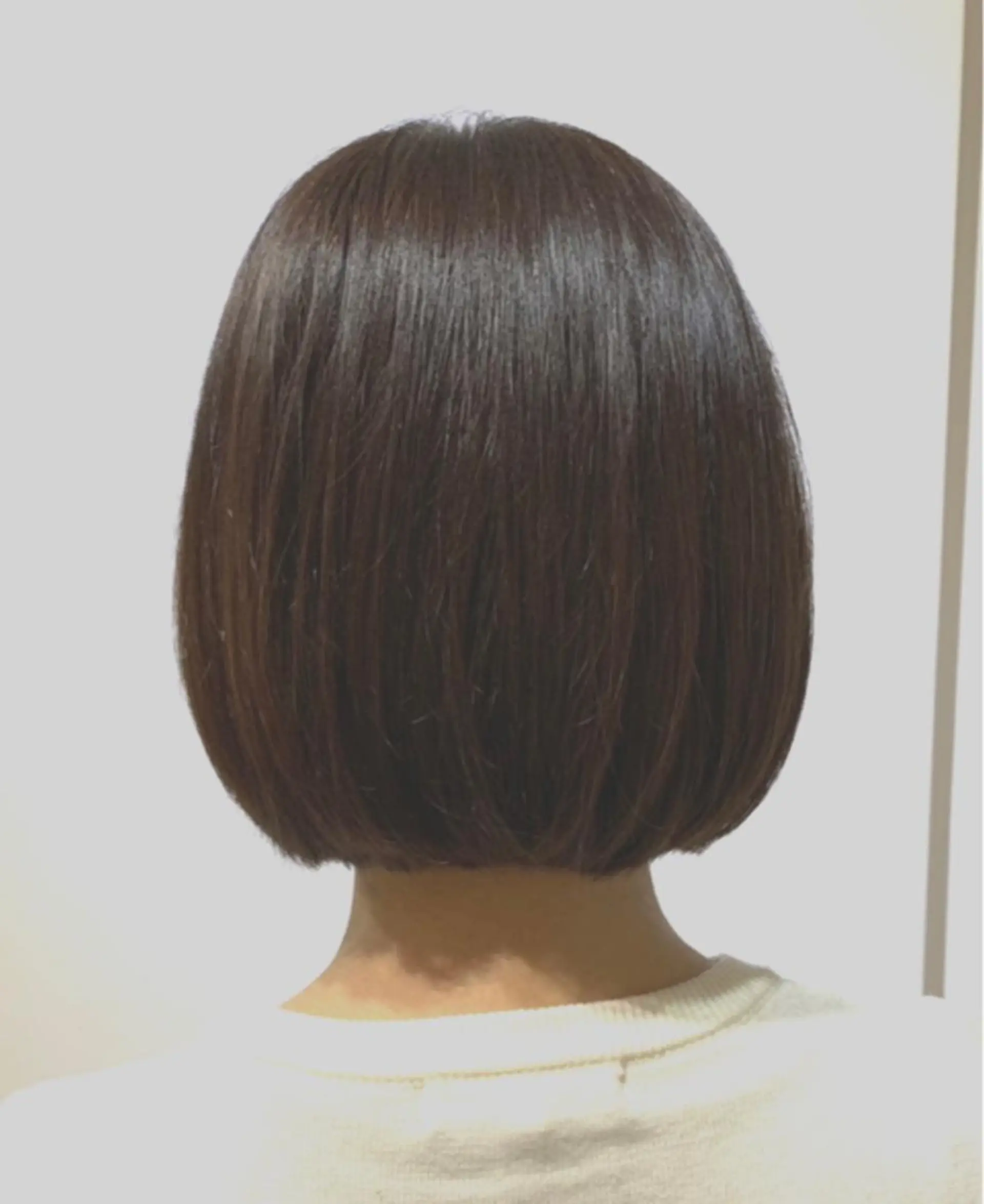 ミディアム ショートボブ ボブ 白髪世代特化 🌿飯塚京橋のヘアスタイル