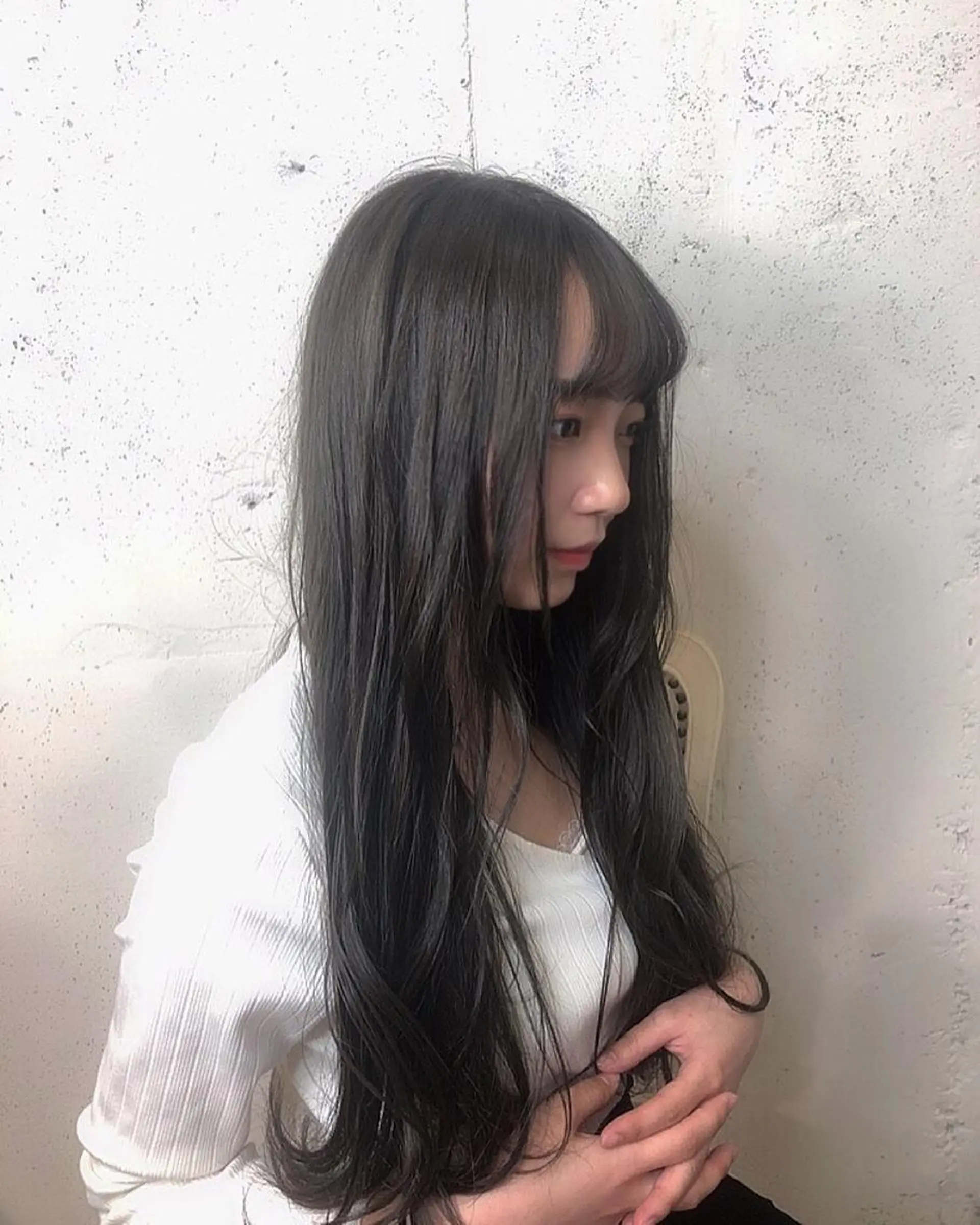 ロング カラー ヘアカラー トリートメント 韓国ヘア🇰🇷 RYOTAのヘアスタイル