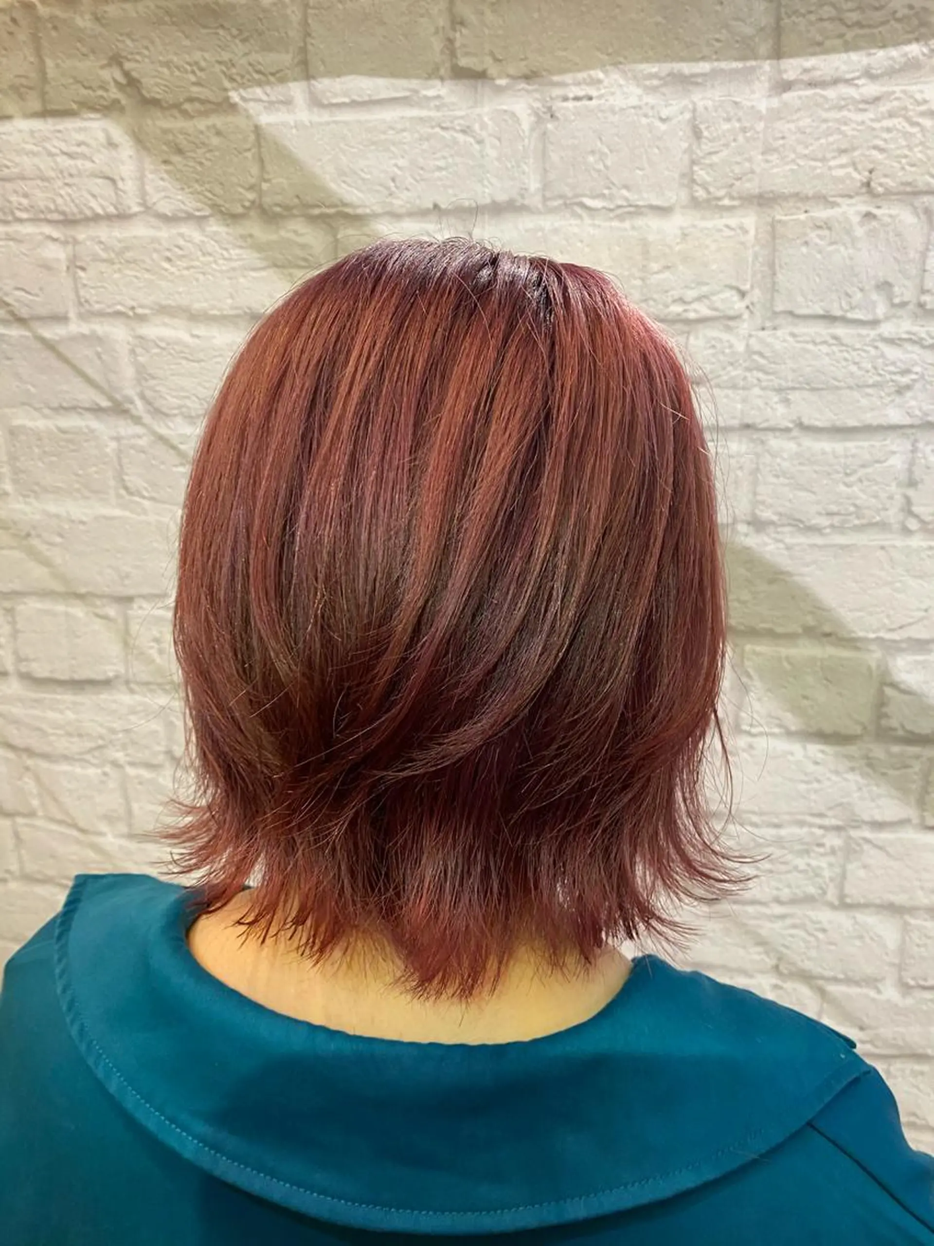 ミディアム カット diar／Saori 透明感カラー🤍のヘアスタイル