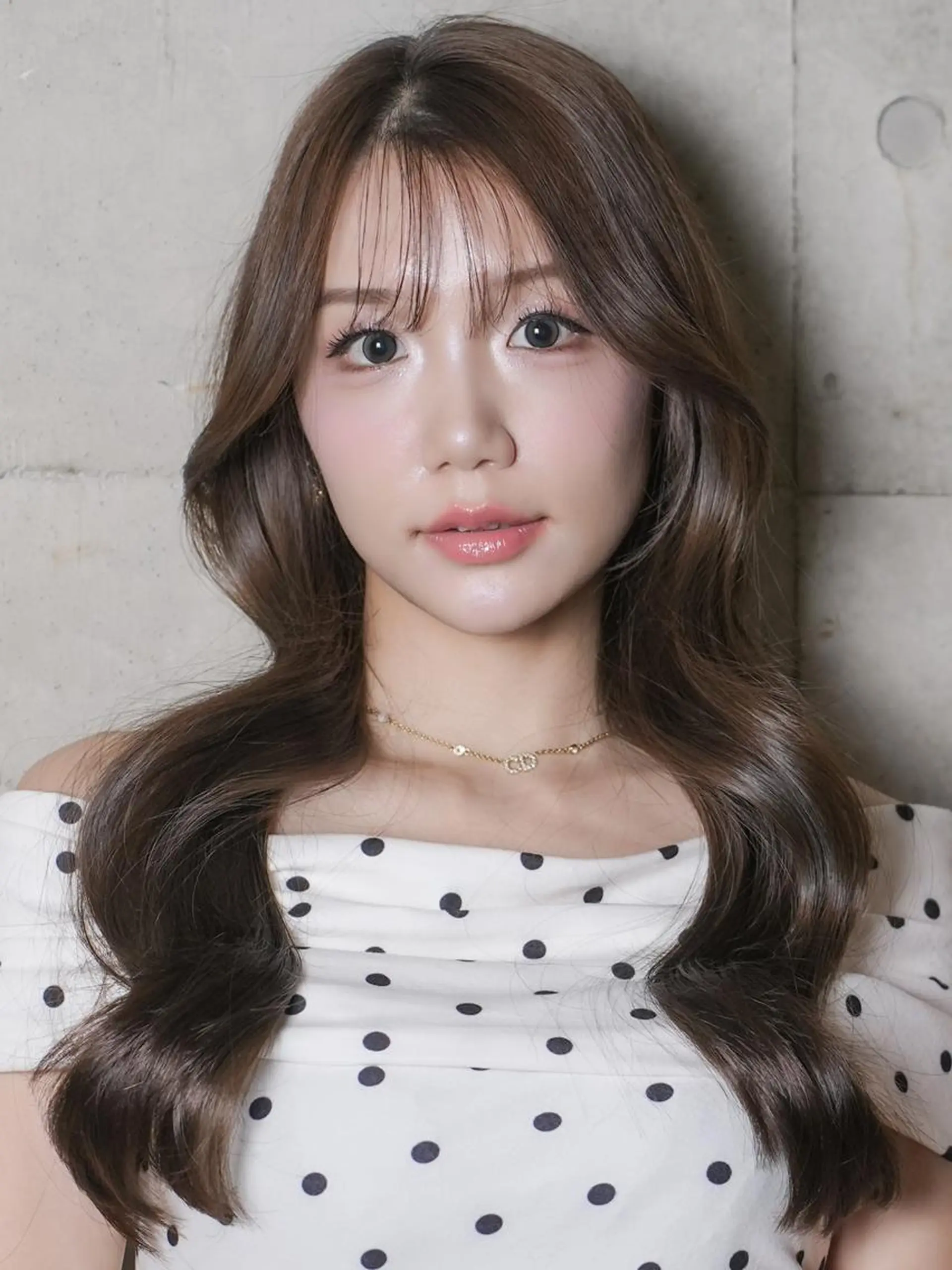 ロング カラー ショートボブ バレイヤージュ ベージュカラー 黒髪 ブリーチ カット ヘアカラー トリートメント ili 梅田のヘアスタイル