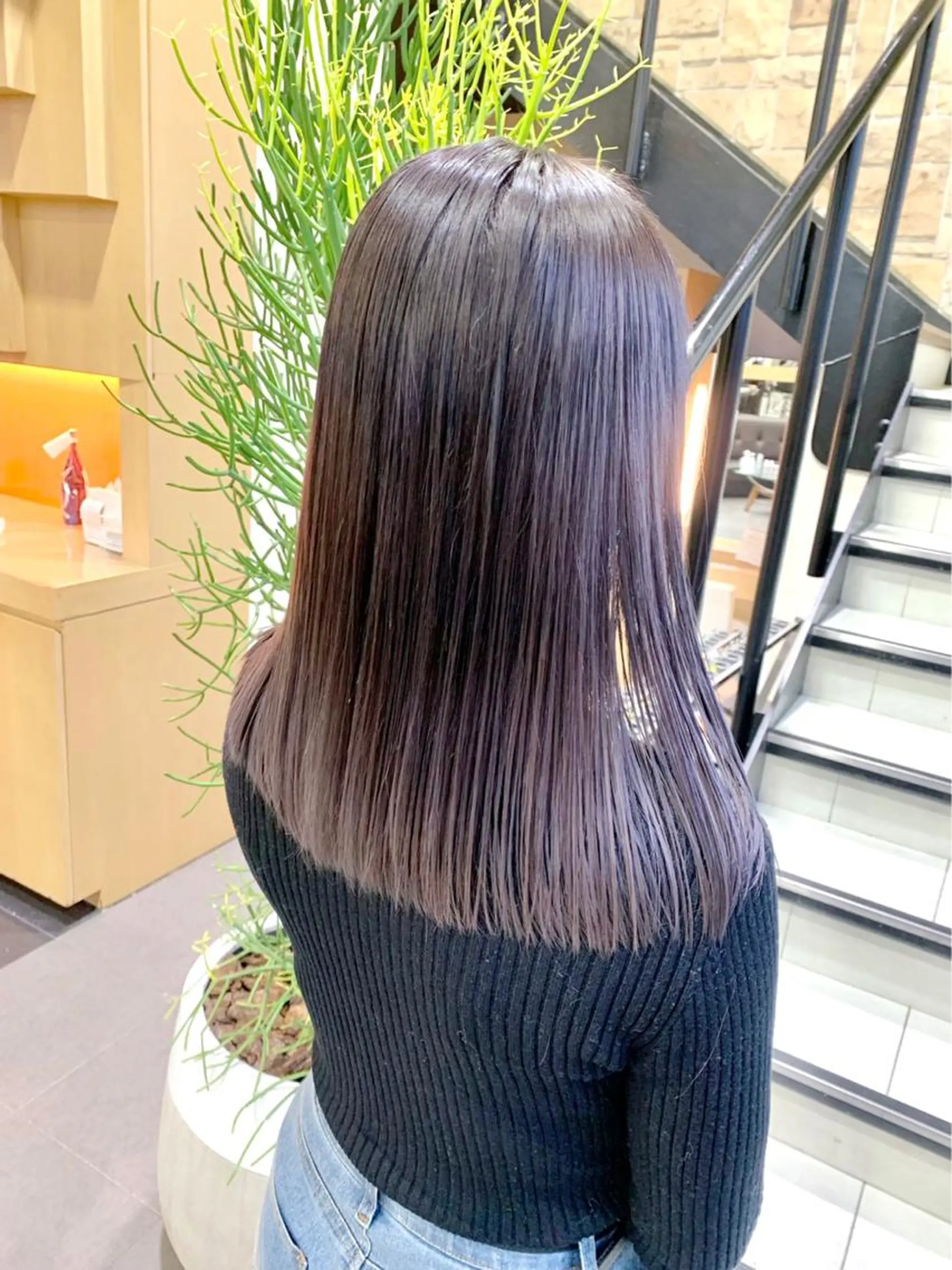 ロング カラー カット ヘアカラー トリートメント メンズカット松戸/韓 国/メンズパーマ航太のヘアスタイル