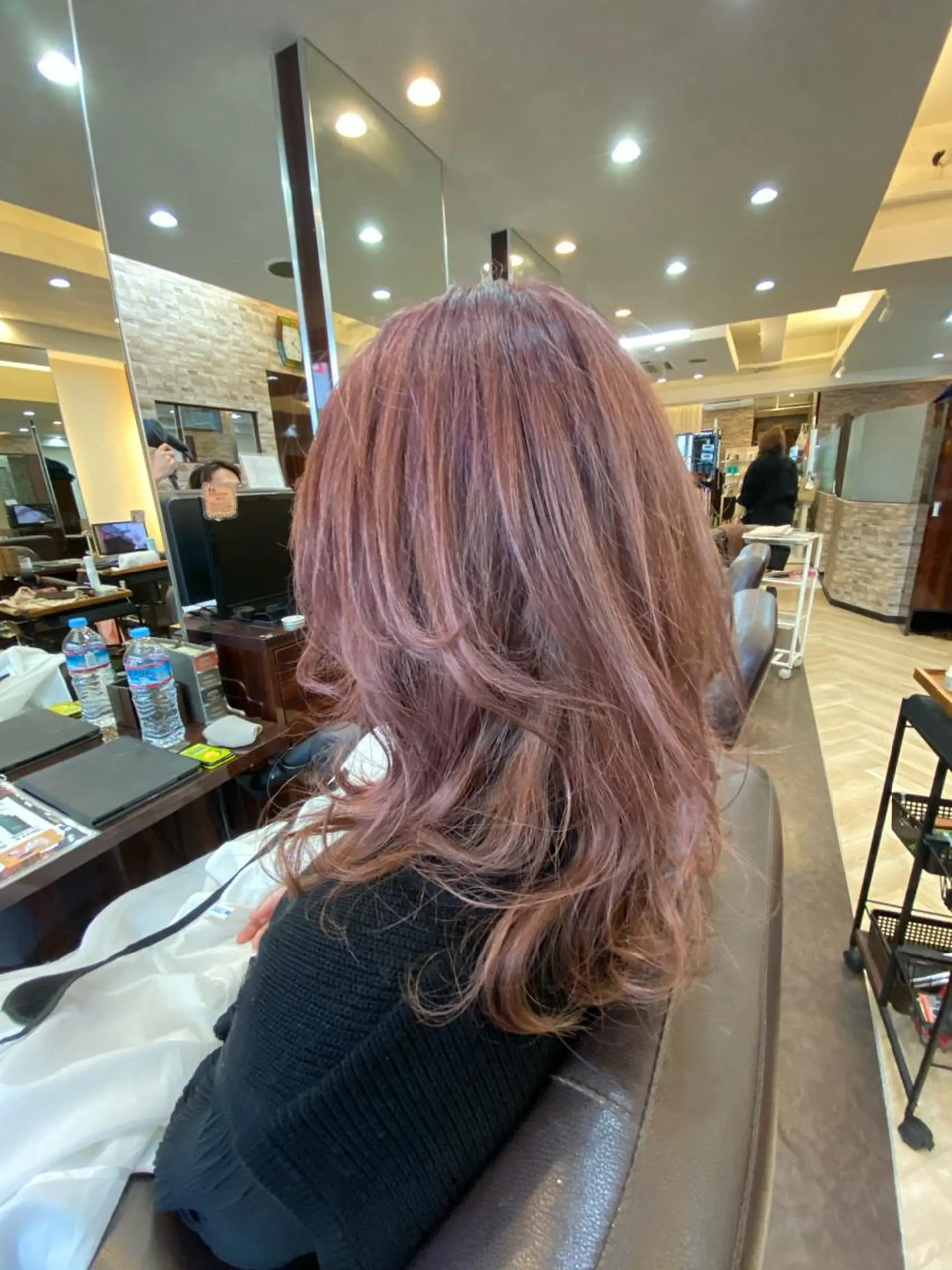 セミロング カラー ヘアアレンジ シャローネ池袋 【れいな】のヘアスタイル