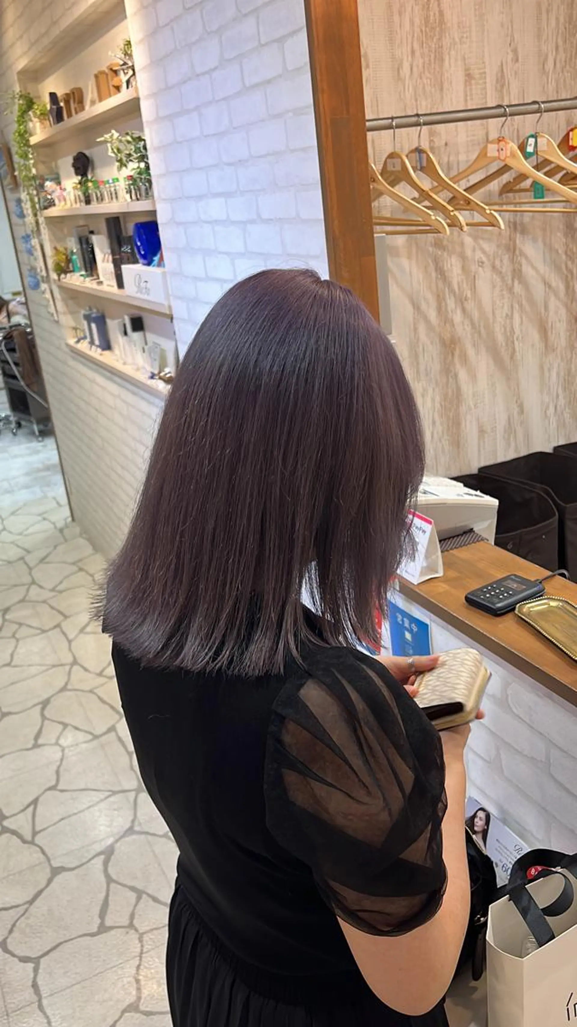 ミディアム 韓国風🫧艶カラー 💟ran💟のヘアスタイル