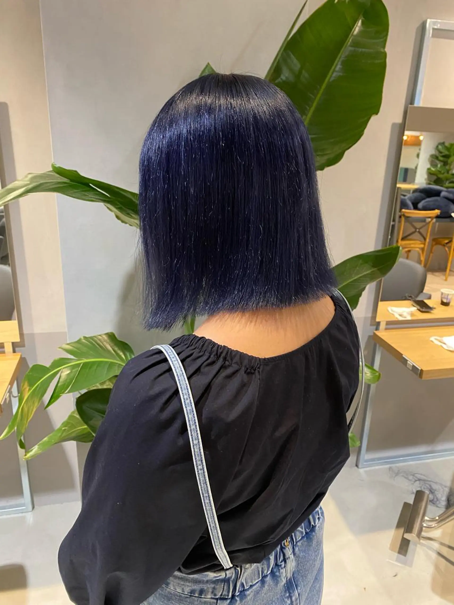 ミディアム 切りっぱなしボブ ボブ 外国人風カラー ハイライト ヘアカラー トリートメント 🤎カラー比率90% 🤍TAKAYAのヘアスタイル