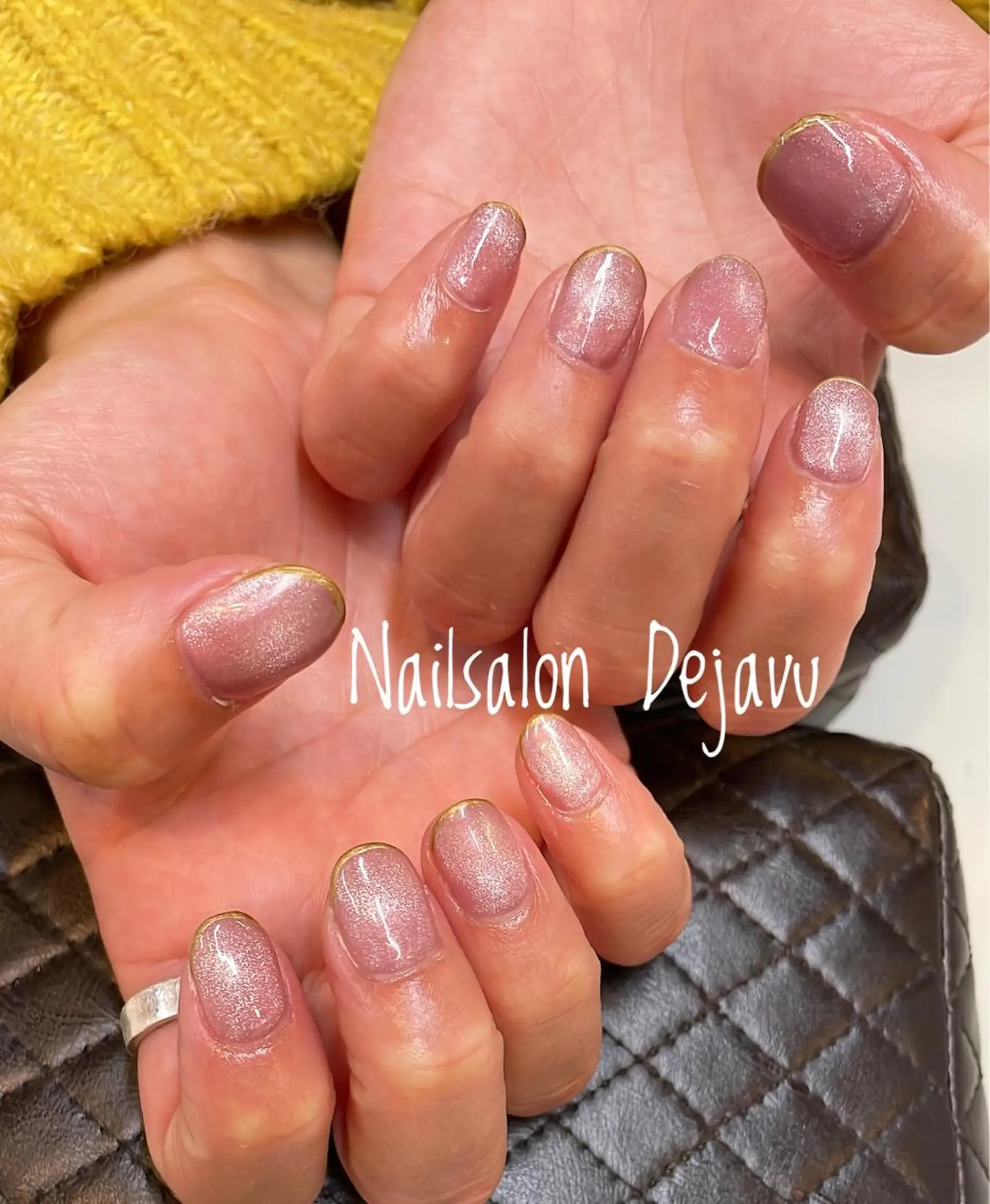 ネイル アートネイル ジェルネイル ラメ(グリッター) マグネットネイル シンプルネイル Dejavu所属・Nail salon Dejavu 🌿のネイルデザイン