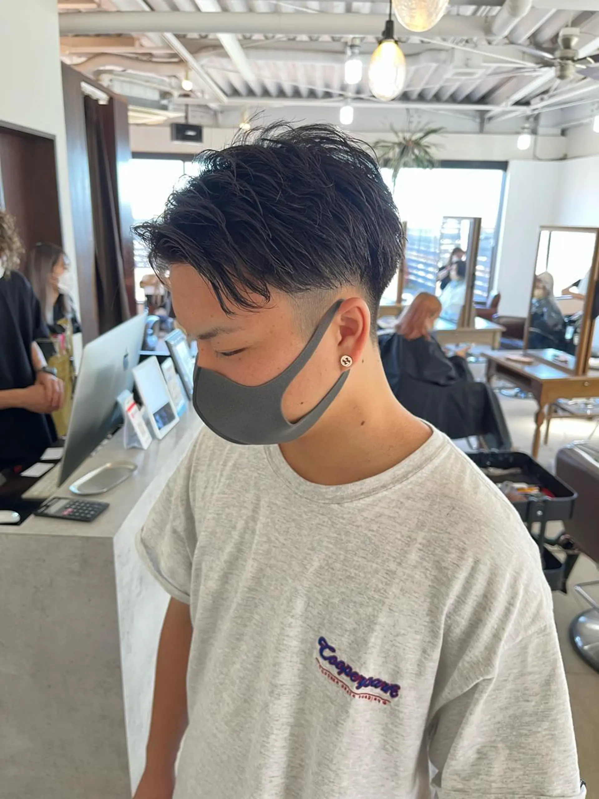 メンズ 刈り上げ カット 西村 歩真のヘアスタイル