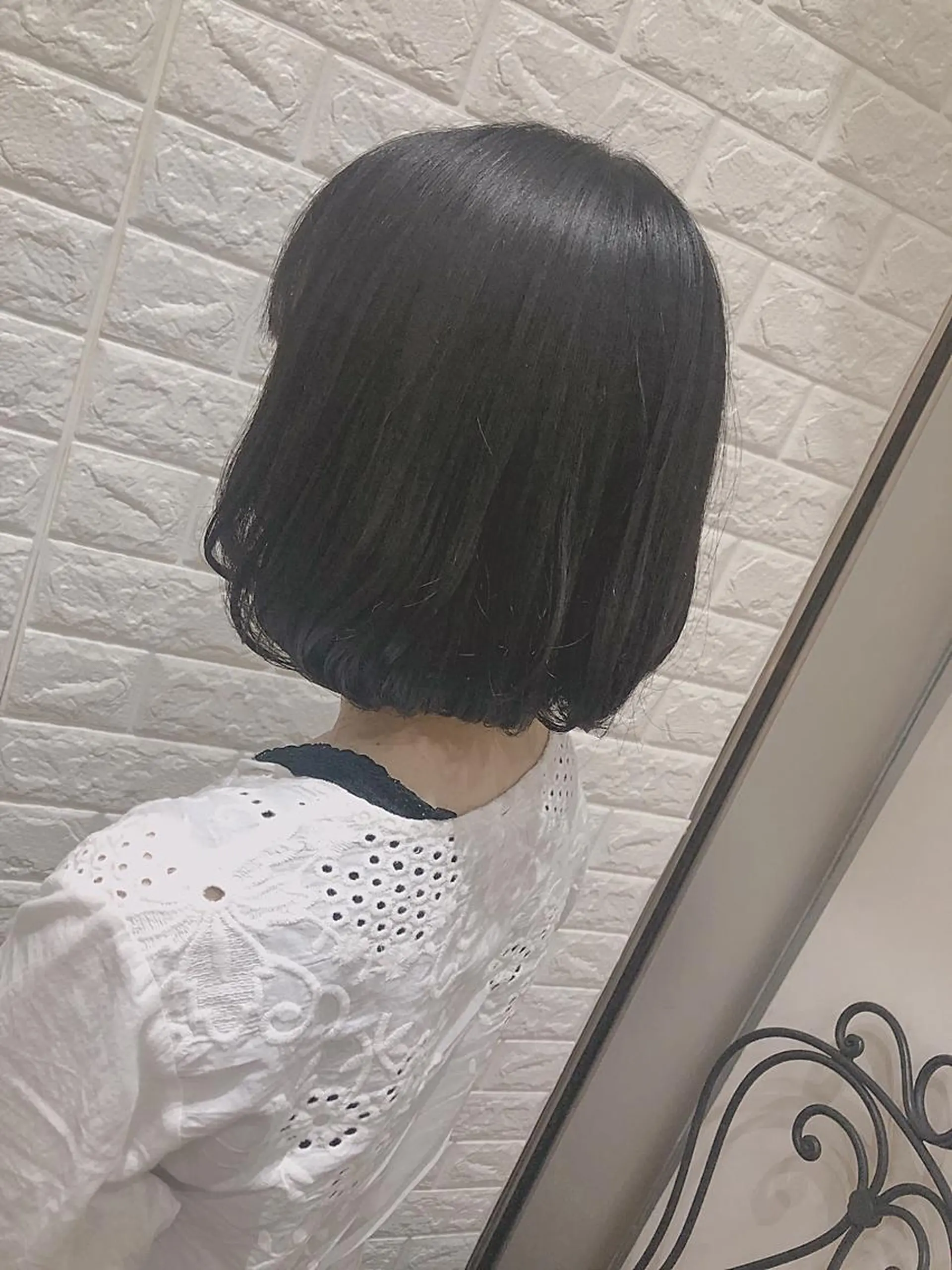 ミディアム ボブ 韓国ヘア ♡tomimaのヘアスタイル