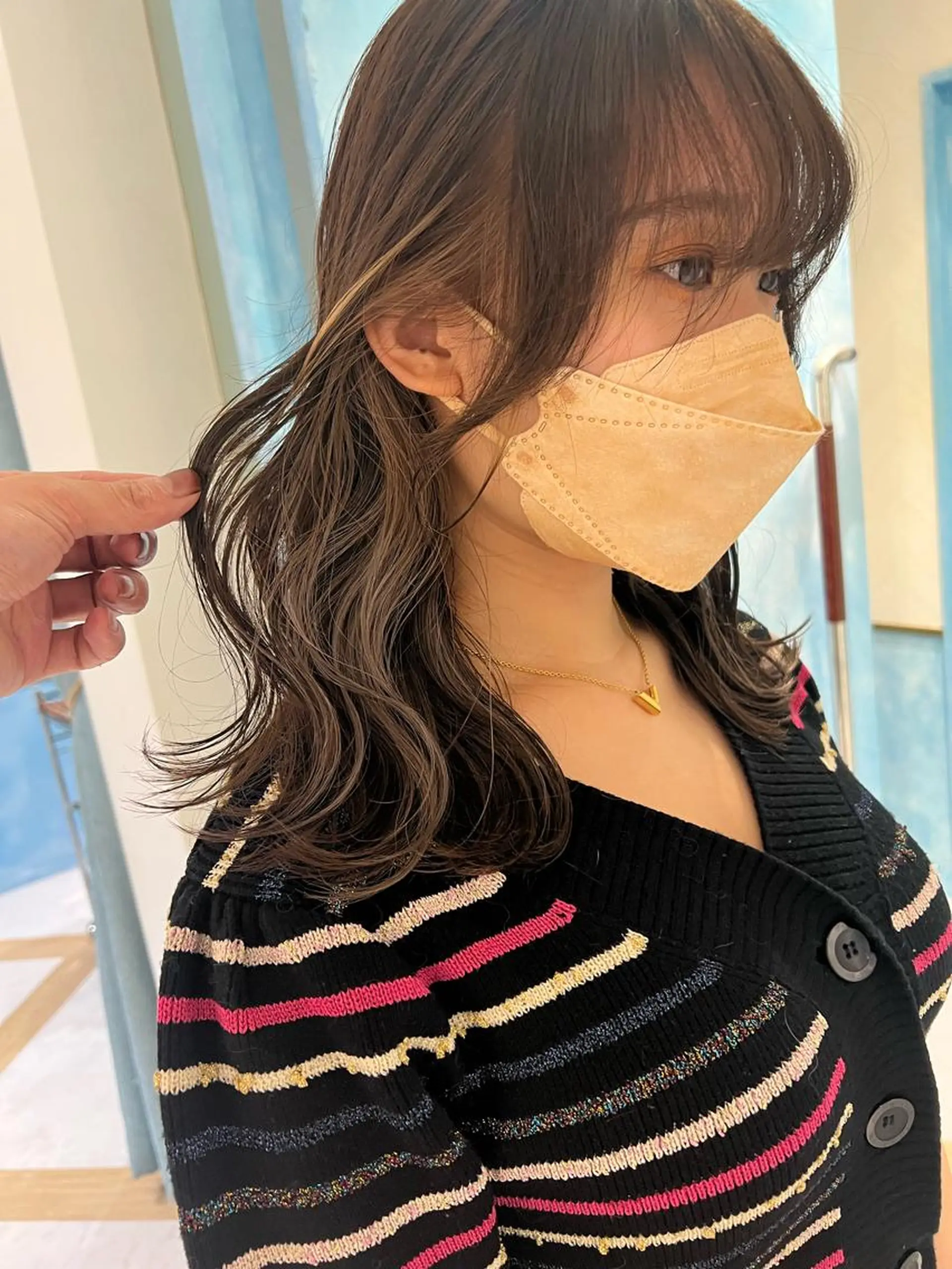 ロング カラー ヘアカラー トリートメント 🍀小川大輔🍀 ボブ/ブリーチ🥇のヘアスタイル