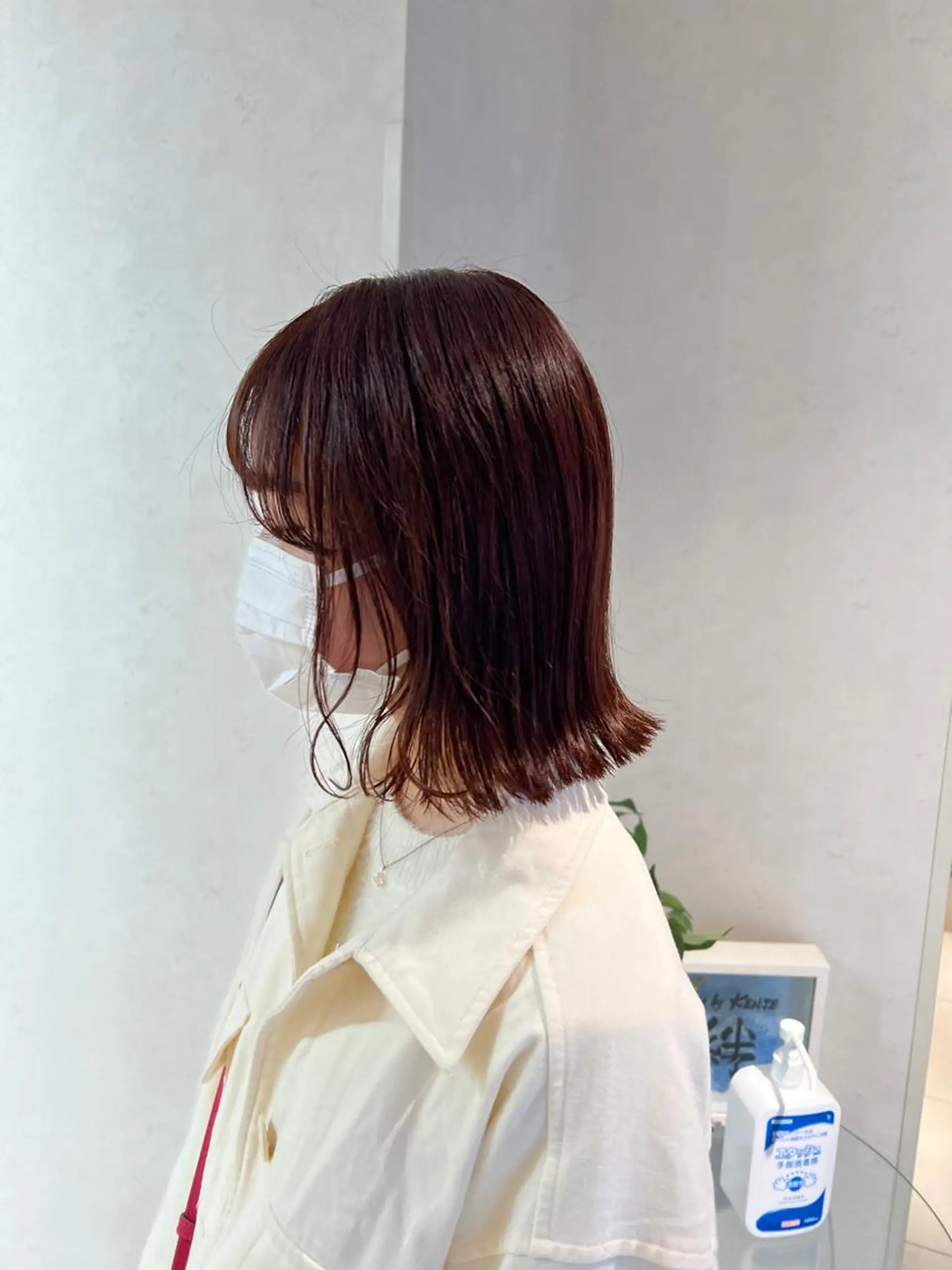 ショート カラー ブラウンカラー レッドカラー レッドブラウン カット ヘアカラー 透明感カラー/ ダブルカラー /ソラのヘアスタイル