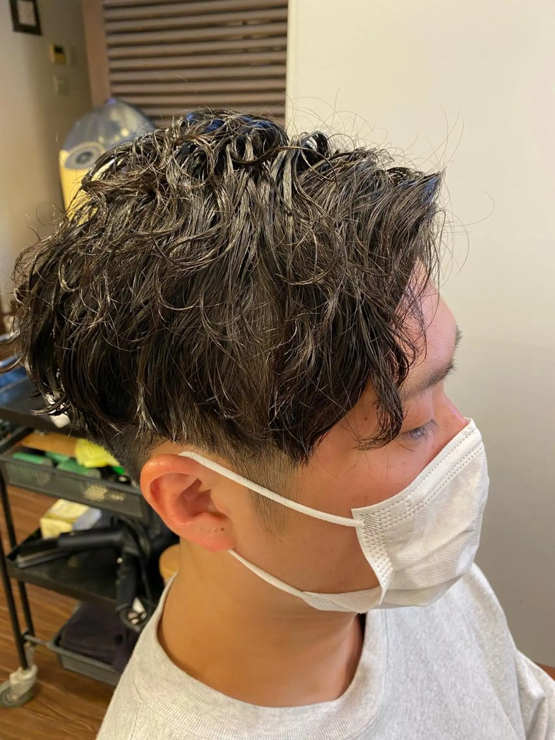 パーマ メンズ カット ヘアカラー パーマ ヘッドスパ liL  hair サトウリョウタのヘアスタイル