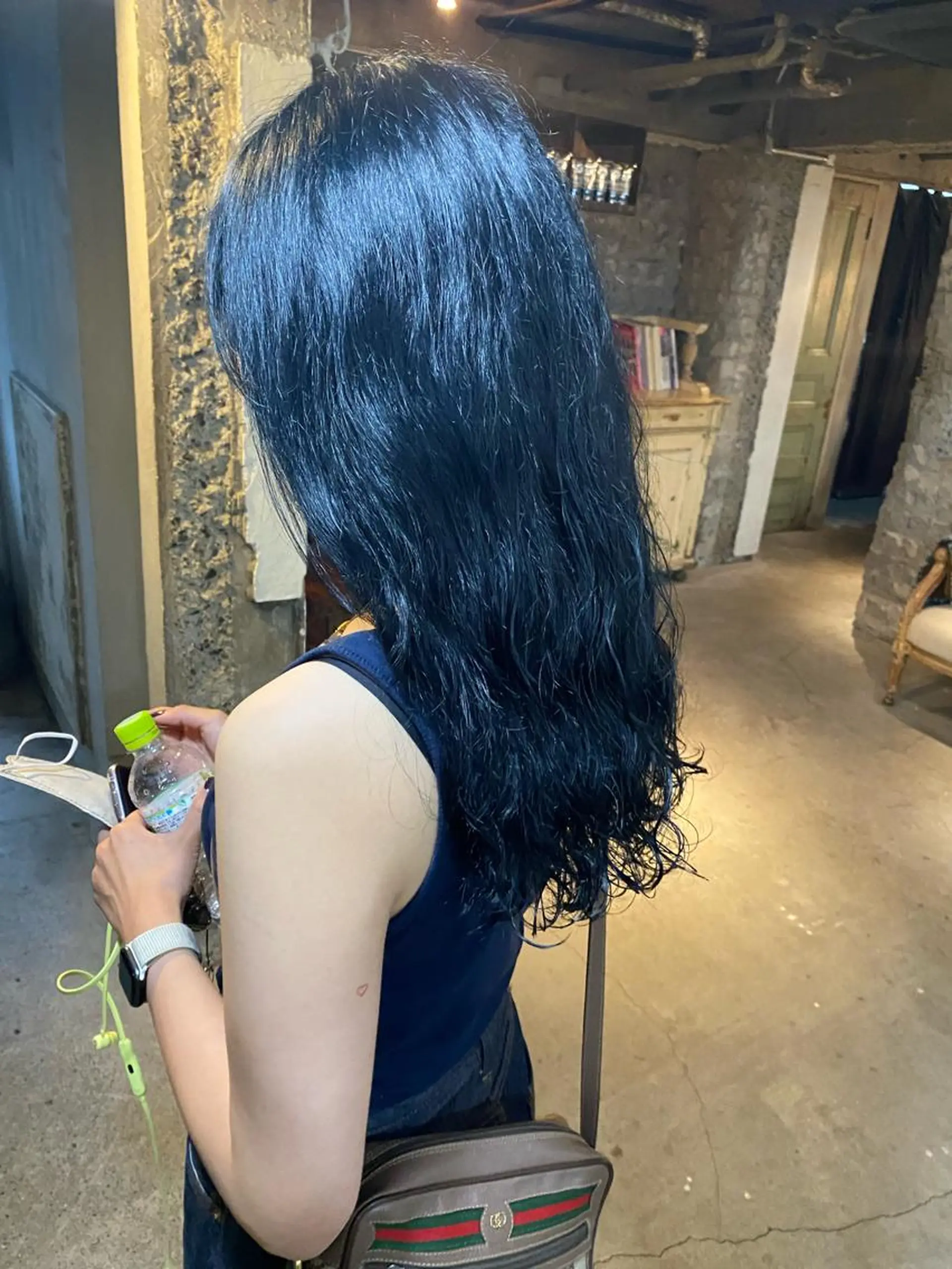 セミロング カラー お任せヘア☘️☘️ 及川渚のヘアスタイル