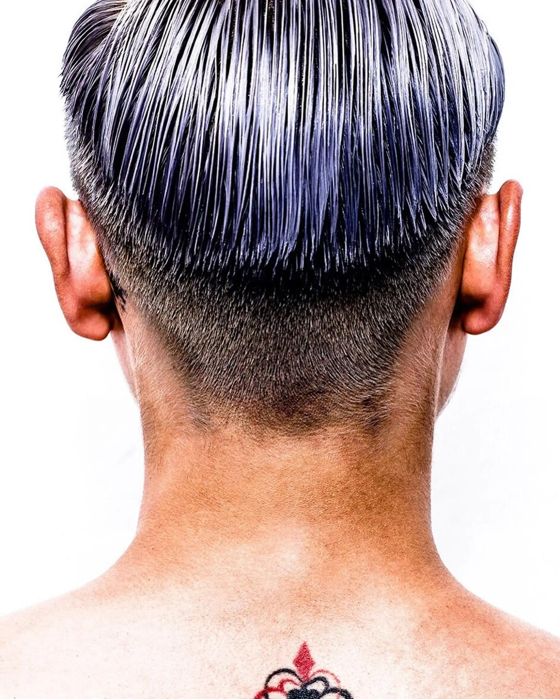 ショート カラー メンズ ショートボブ メンズブリーチ メンズハイライト メンズハイトーン メンズインナーカラー カット ヘアカラー KEPKA ヤマグチ 天神 今泉のヘアスタイル