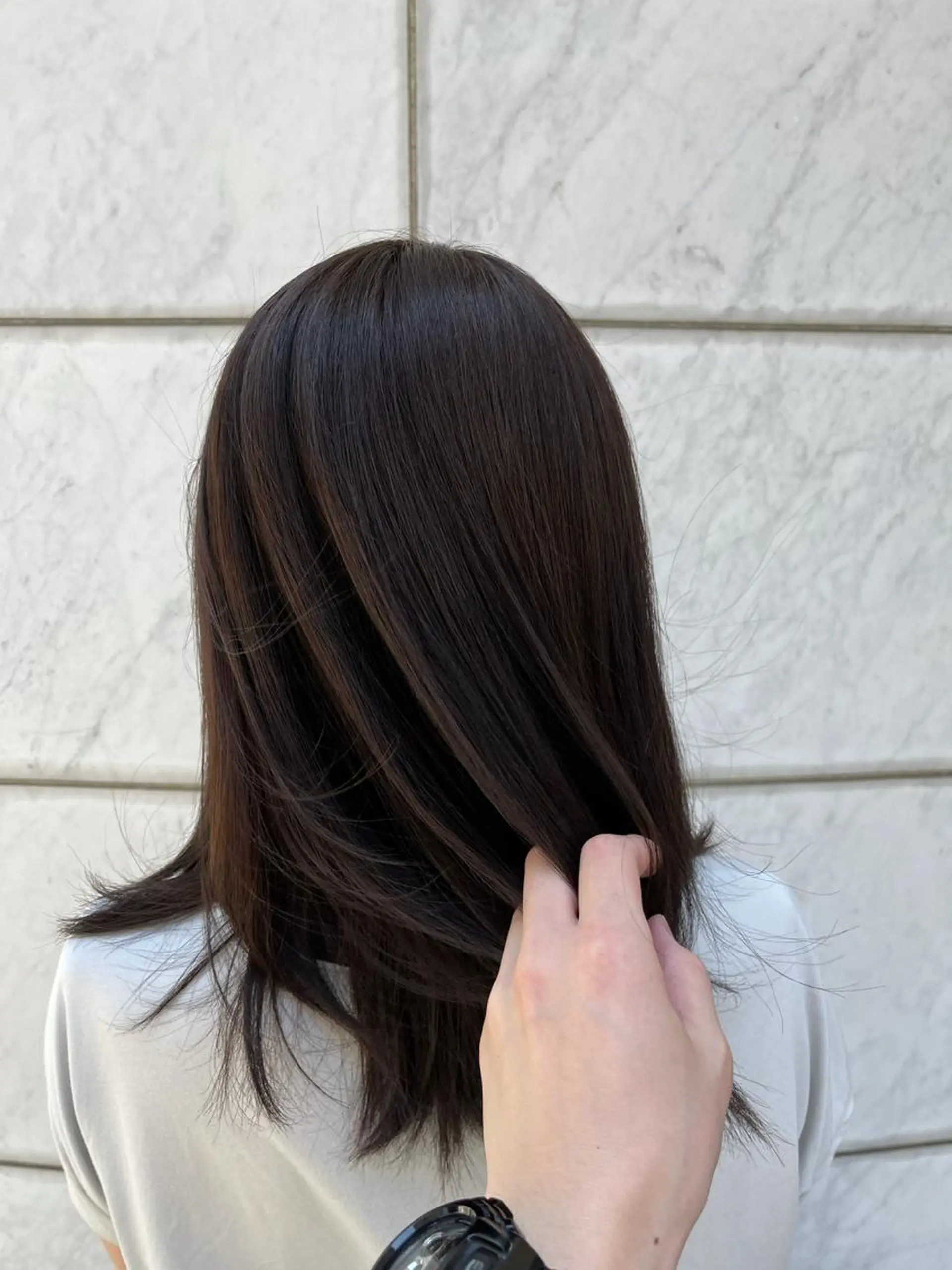 セミロング 六本木縮毛矯正/髪質 改善/LOANA鈴木のヘアスタイル