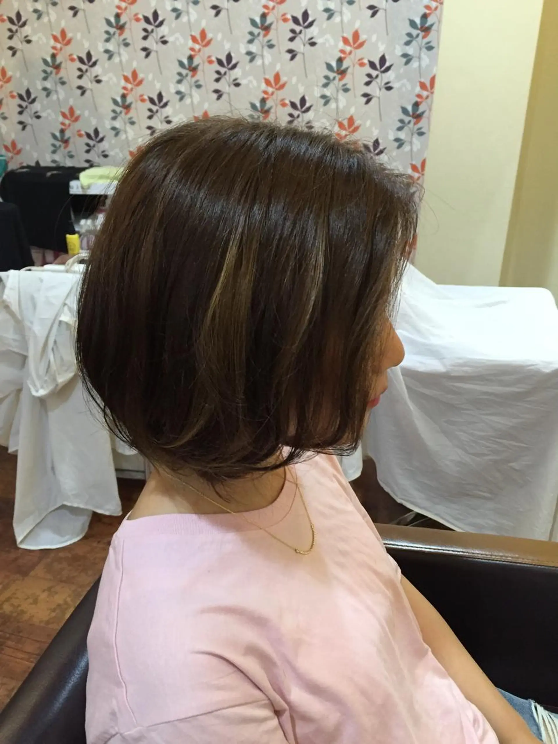 ショート ミディアム カラー アッシュ アッシュグレー ハイライトカラー ボブ ハイライト ROOM所属・髪質改善・縮毛矯正/ 下村陽平のヘアスタイル