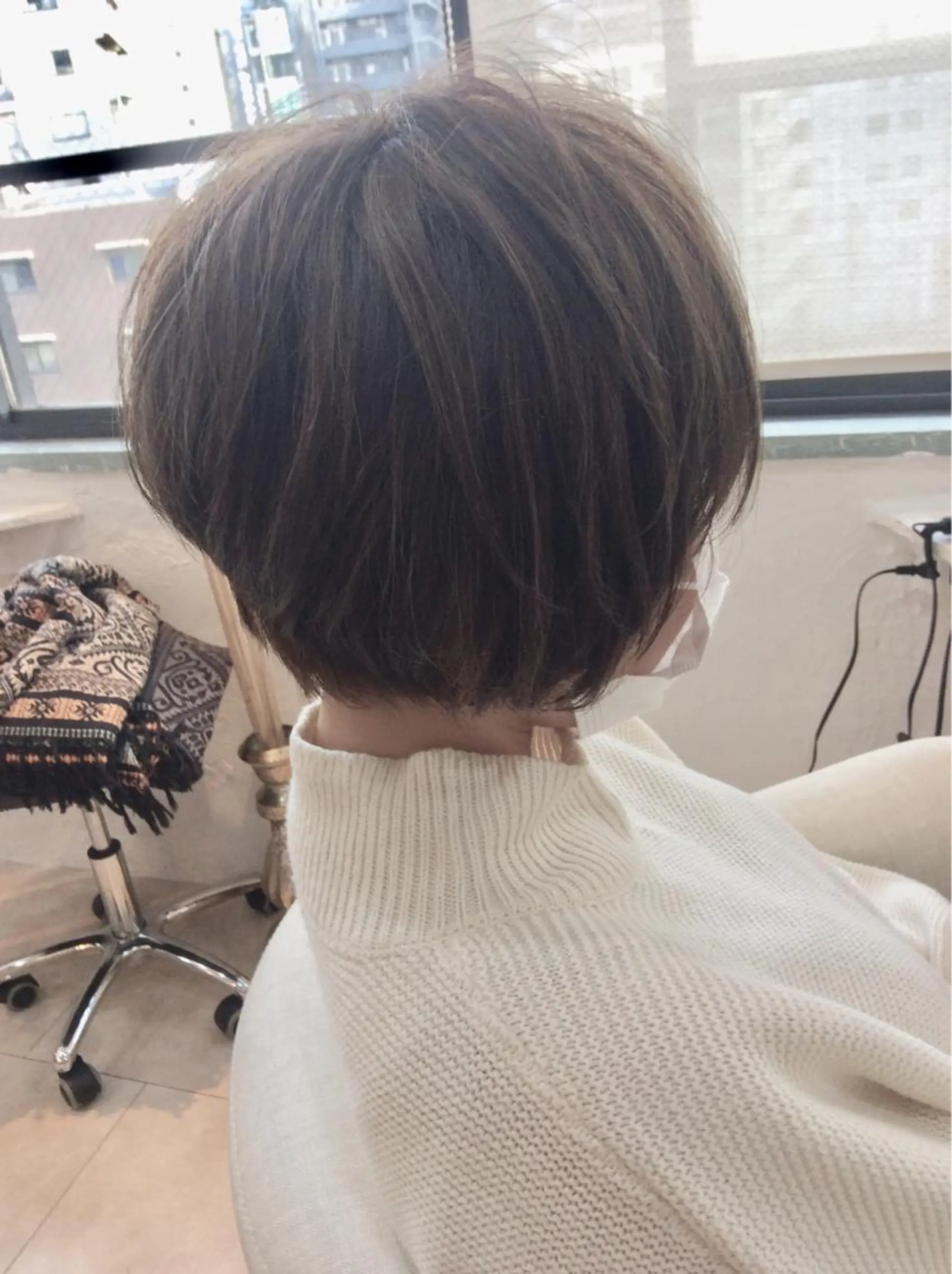 ショート カラー 透明感カラー ハイライトカラー ハイライト ショートヘア カット ヘアカラー トリートメント 🌱工藤たいかい Lost  Cityのヘアスタイル