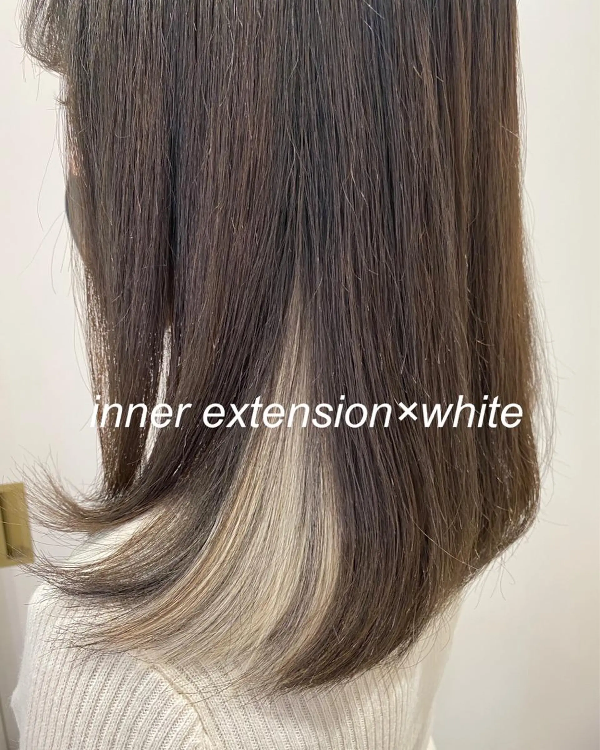 ミディアム エクステ 横浜🍒ルーツカラー エクステ／RIEのヘアスタイル