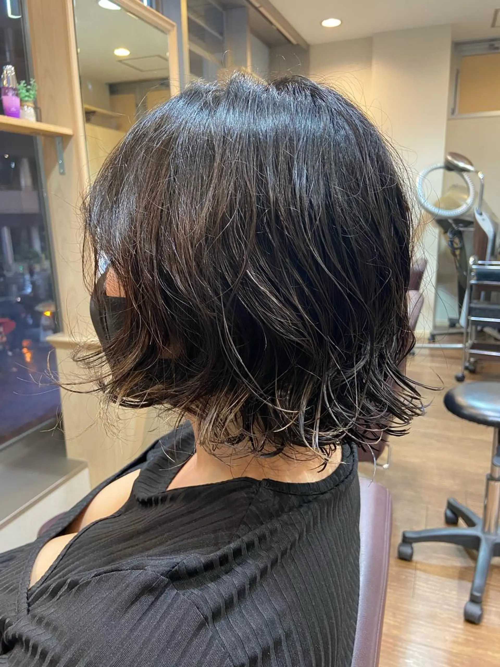 ミディアム コバヤシ ユウスケのヘアスタイル