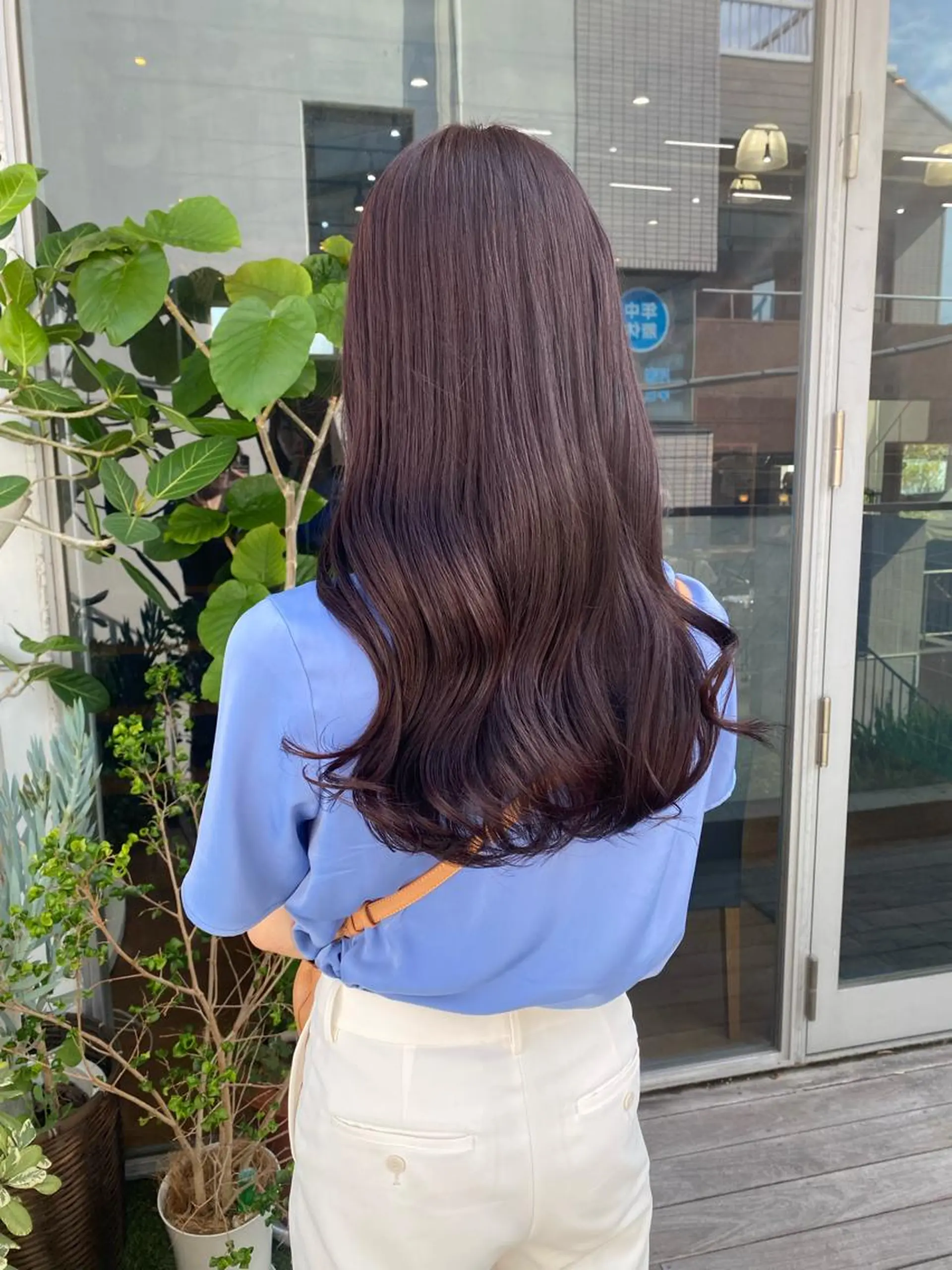 ロング カラー ベージュカラー ラベンダーカラー ラベンダーベージュ カット ヘアカラー トリートメント ヒラノホナミ 🫧透ける艶髪🫧のヘアスタイル