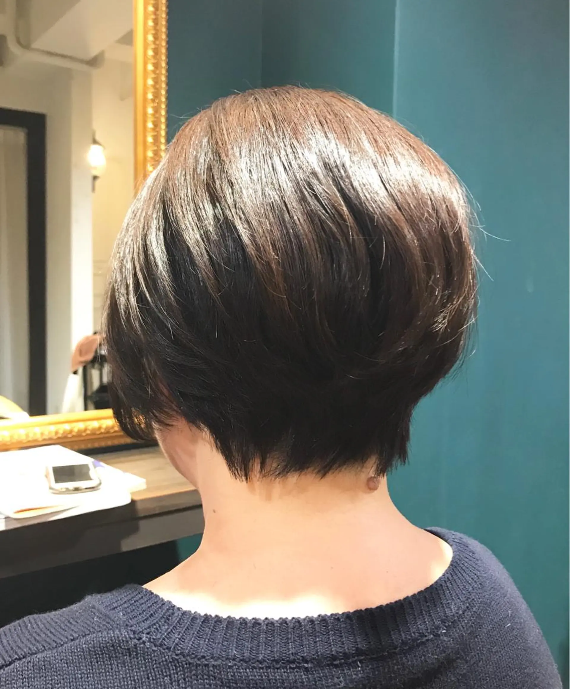 ショート カラー イマ所属・黒神 浩之のヘアスタイル