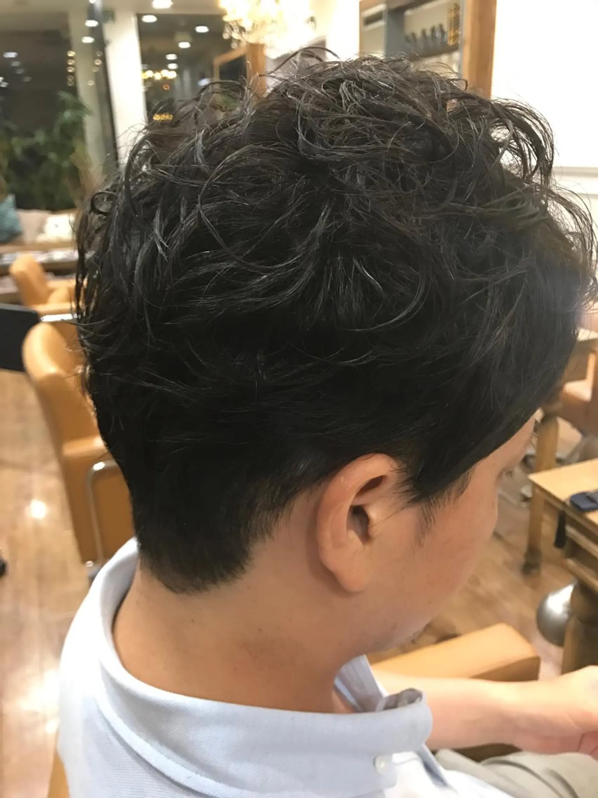メンズ メンズパーマ ひろせ かなのヘアスタイル