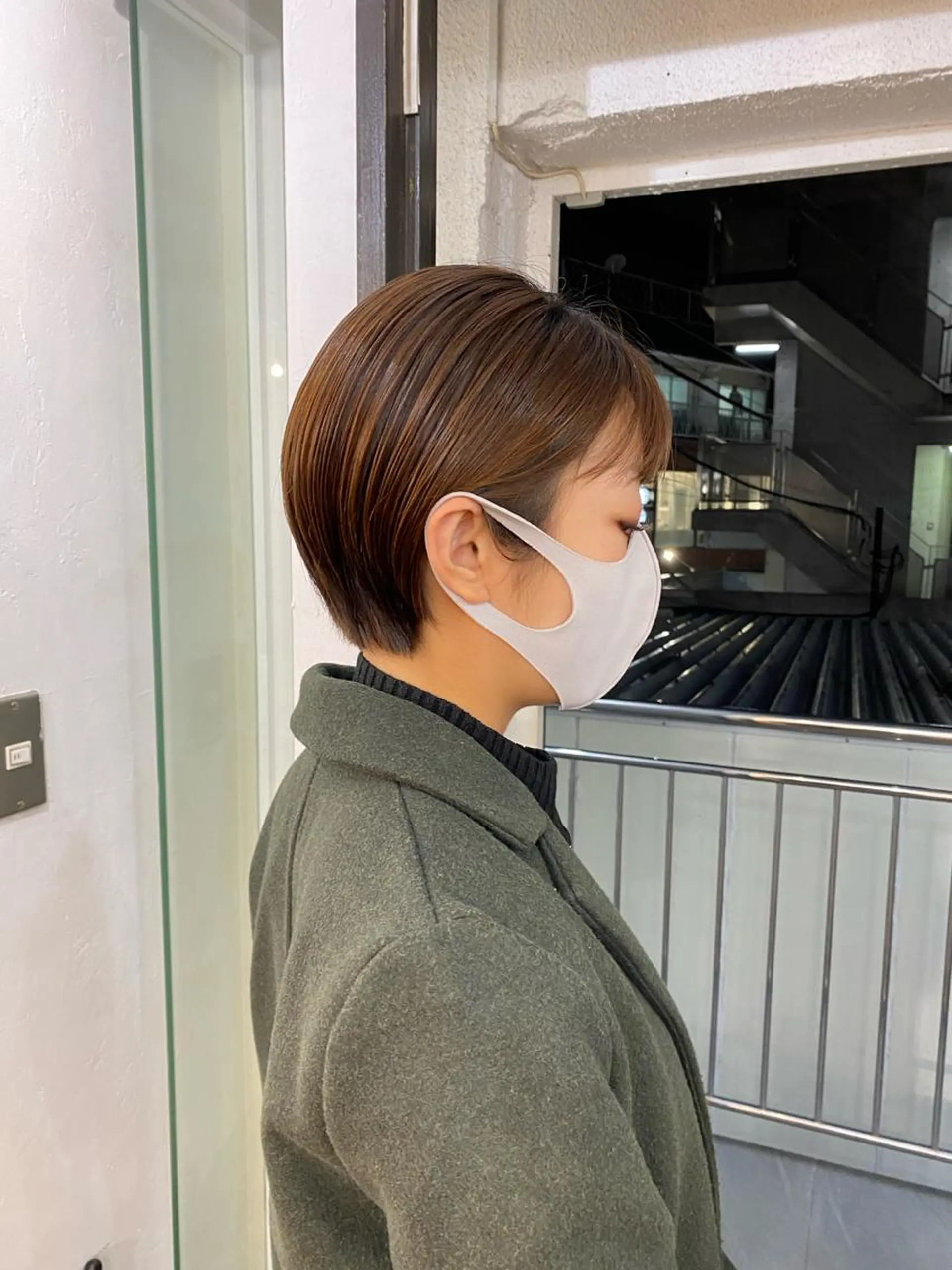 ショート パーマ、髪質改善 菊地美月のヘアスタイル