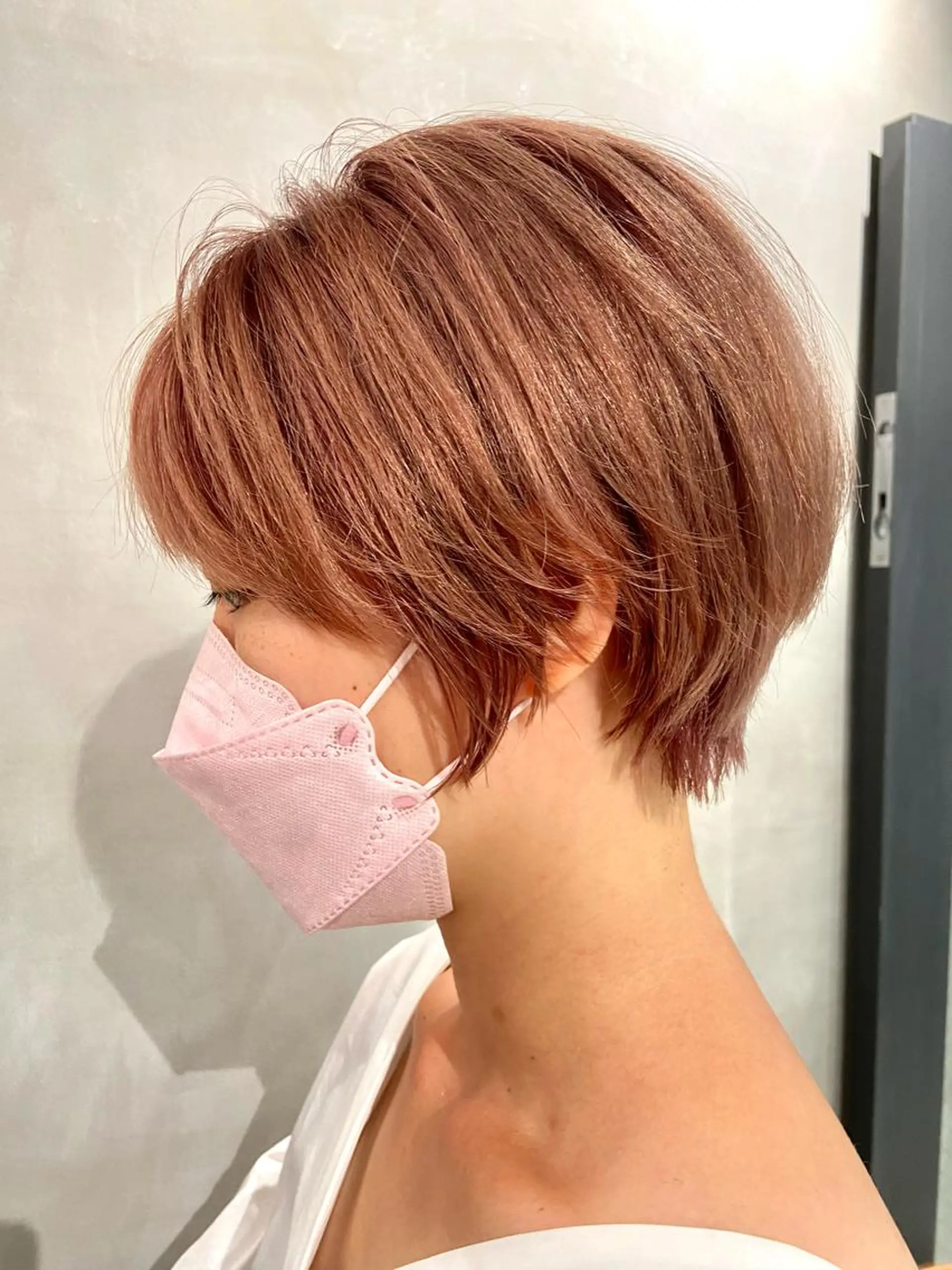 ショート カット ヘアカラー トリートメント 【髪質改善】 梅田　聡のヘアスタイル