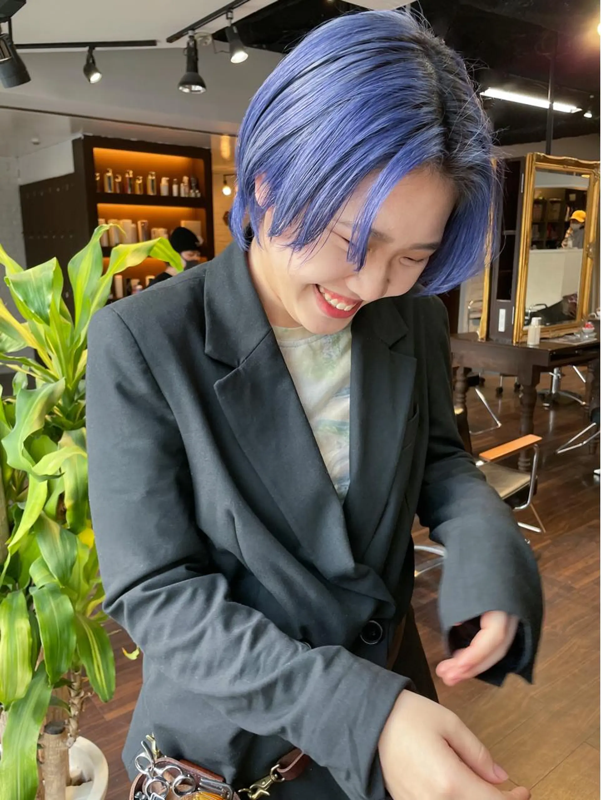 ショート オカモト ミユウのヘアスタイル