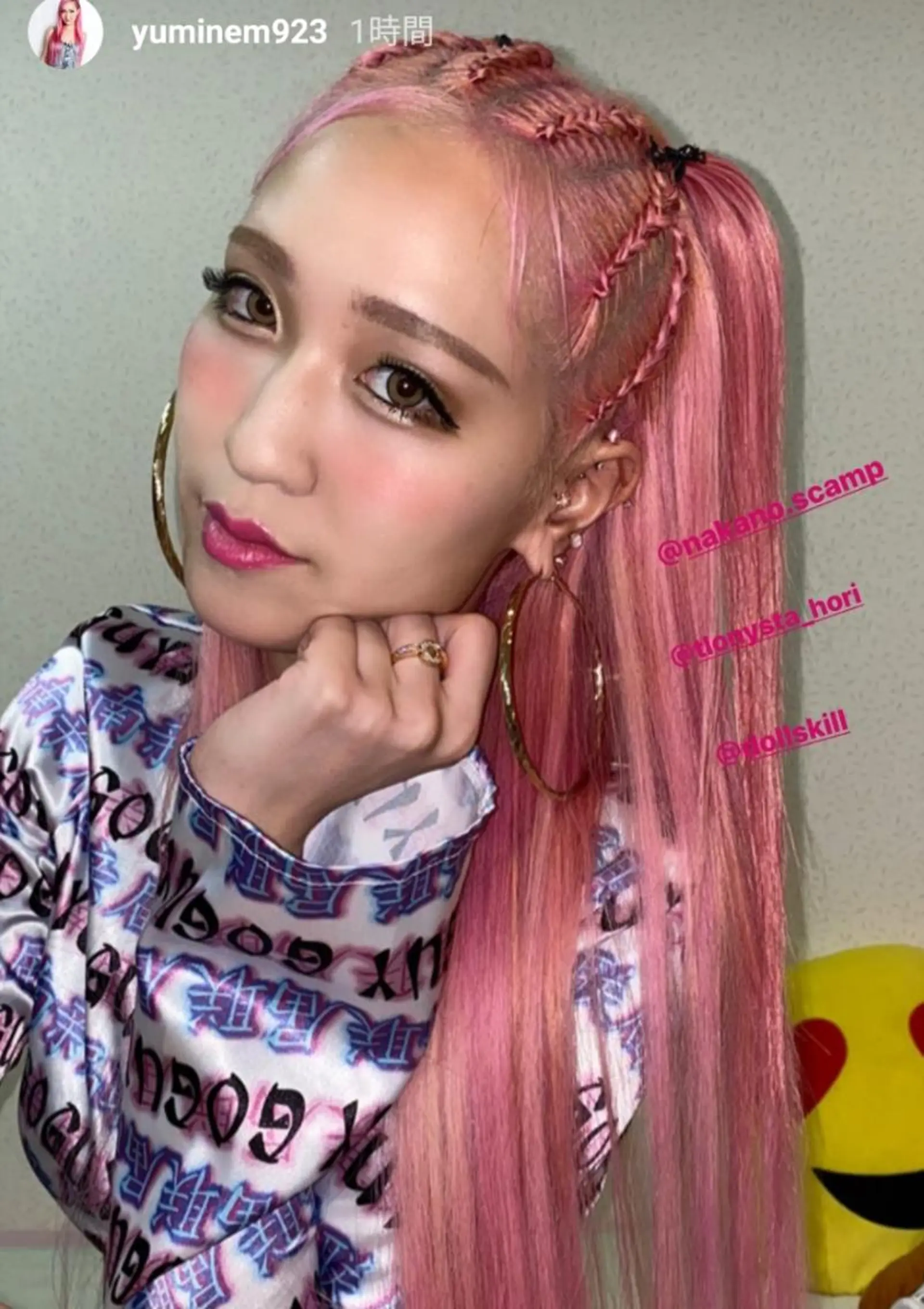 ロング ヘアアレンジ ツインテール エクステ scamp ★のヘアスタイル