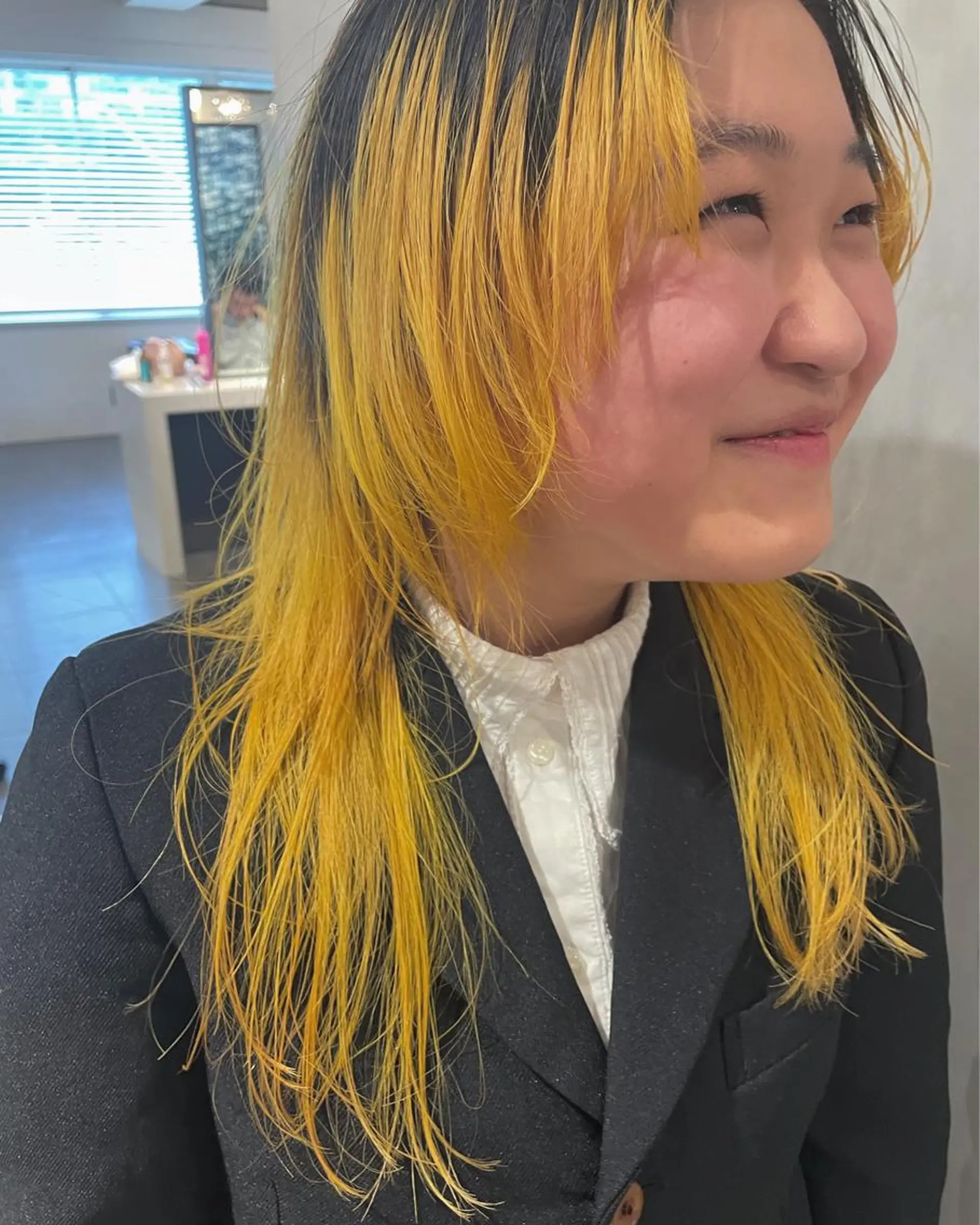 セミロング カラー カット ヘアカラー トリートメント 優作 〜圧倒的信頼〜のヘアスタイル