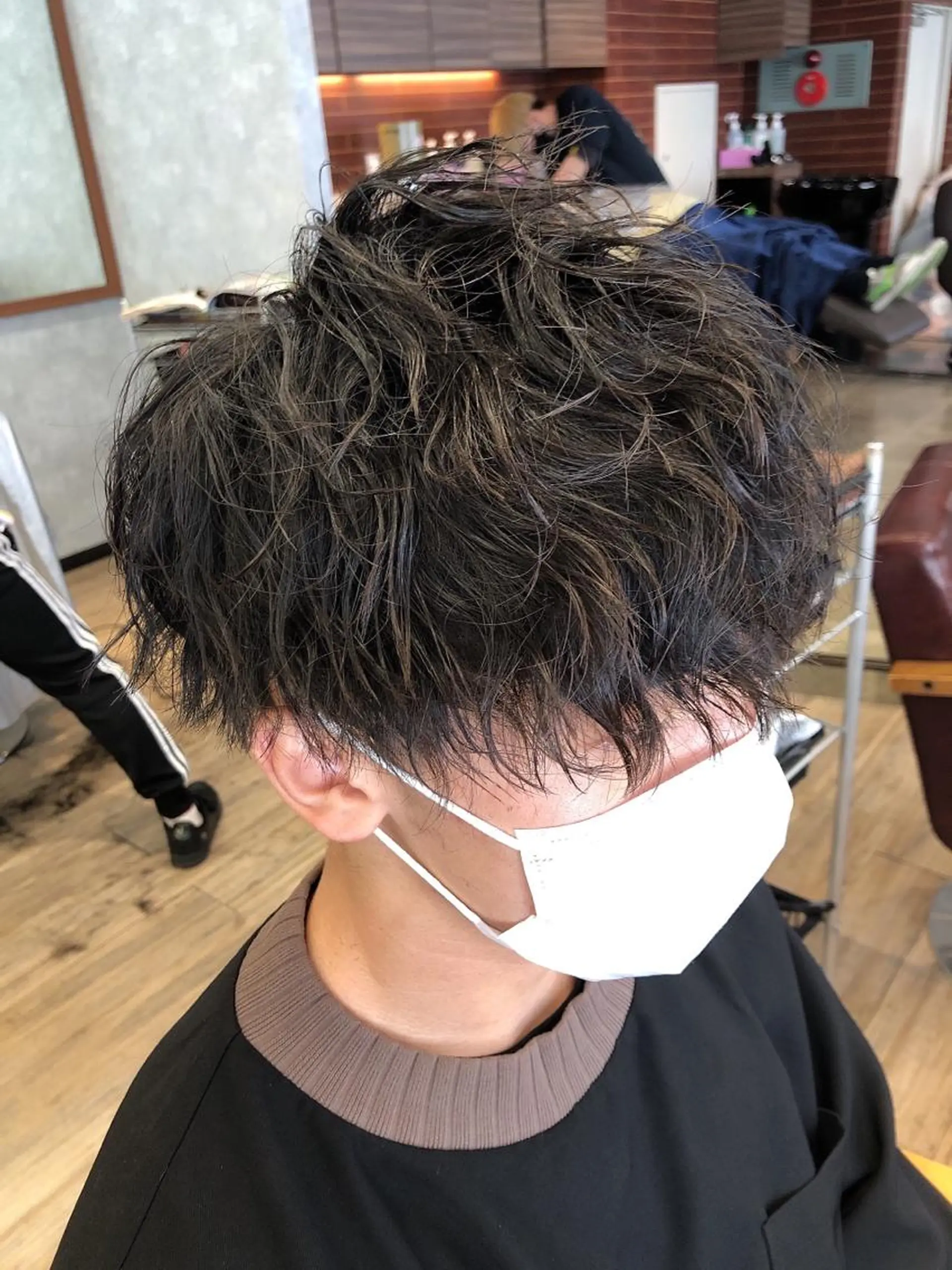 ショート パーマ メンズ いとう ひろたかのヘアスタイル