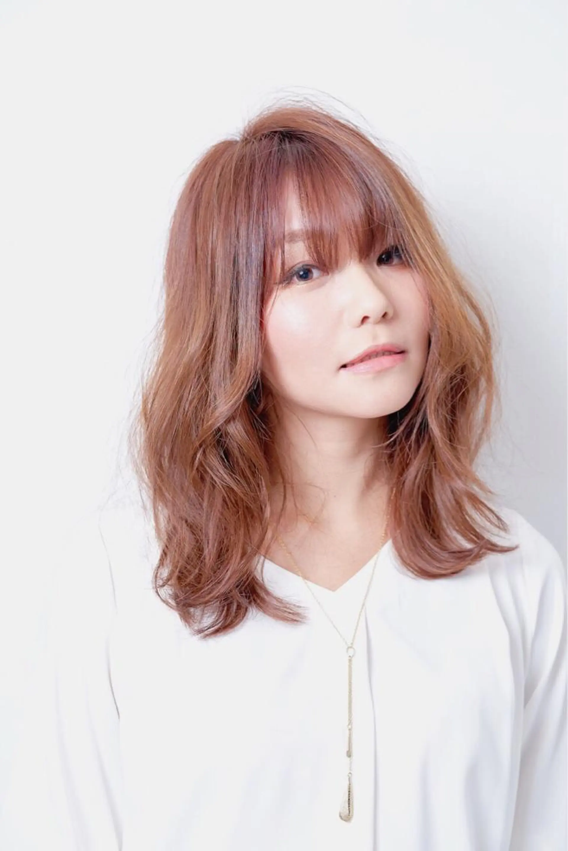 セミロング カラー パーマ 年間1500人担当 代表　南一路のヘアスタイル