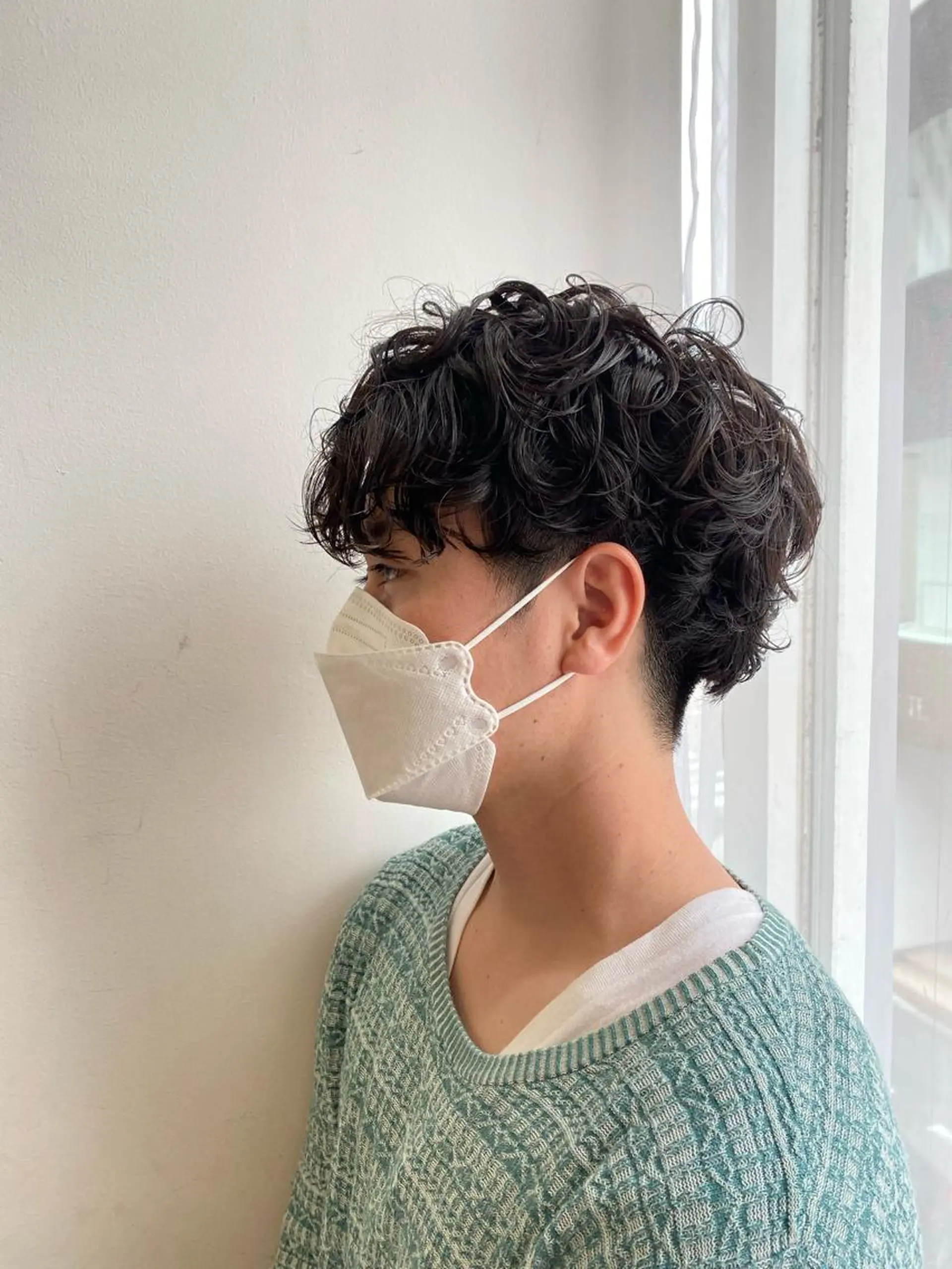 パーマ メンズ 栗田 大輝のヘアスタイル