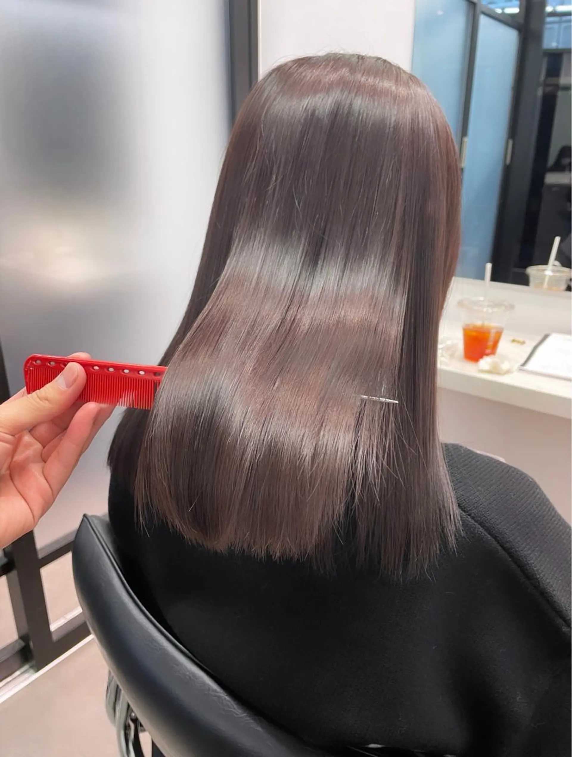 ミディアム カラー 韓国ヘア 店長NEGIのヘアスタイル