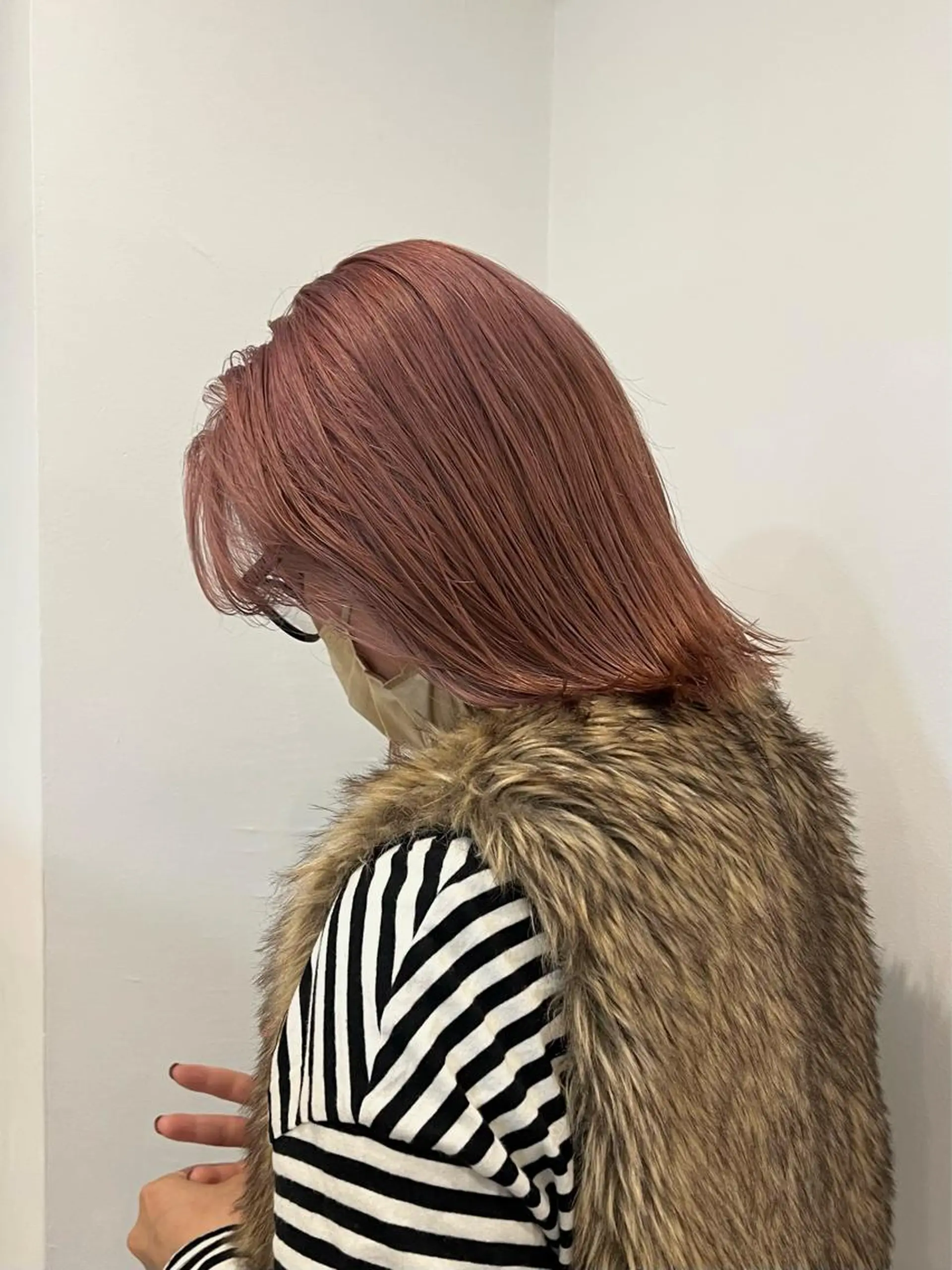 ミディアム カラー ベージュカラー ブリーチ ケアブリーチ グレージュ ハイトーンカラー kakeru/ボブ パーマ/レイヤーのヘアスタイル